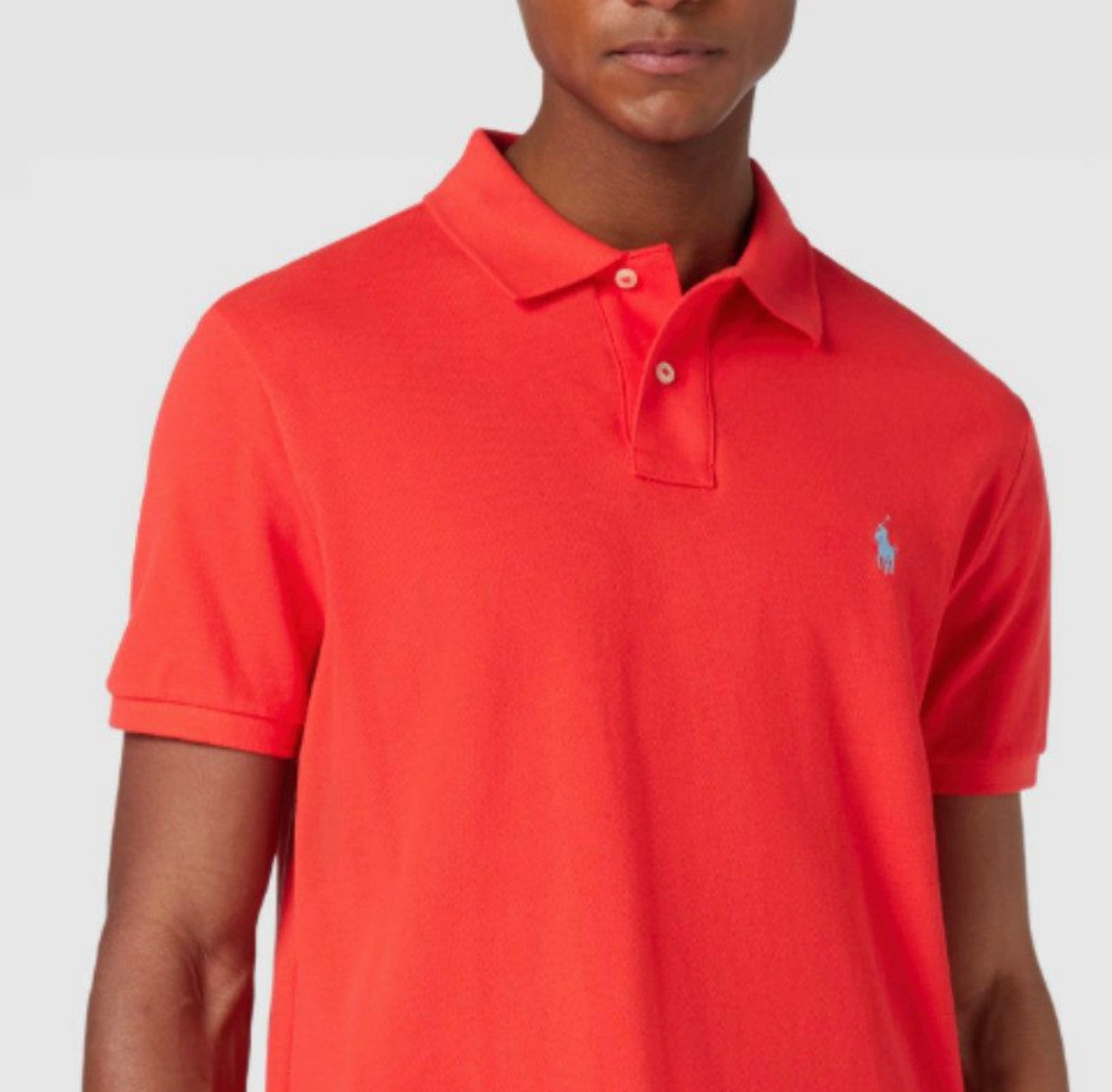 Polo Ralph Lauren Poloshirt Herren Hemd Baumwoll-Piqué Classic Comfort Fit Größere Passform Sofortige Authentifizierung über das Ralph Lauren-System möglich