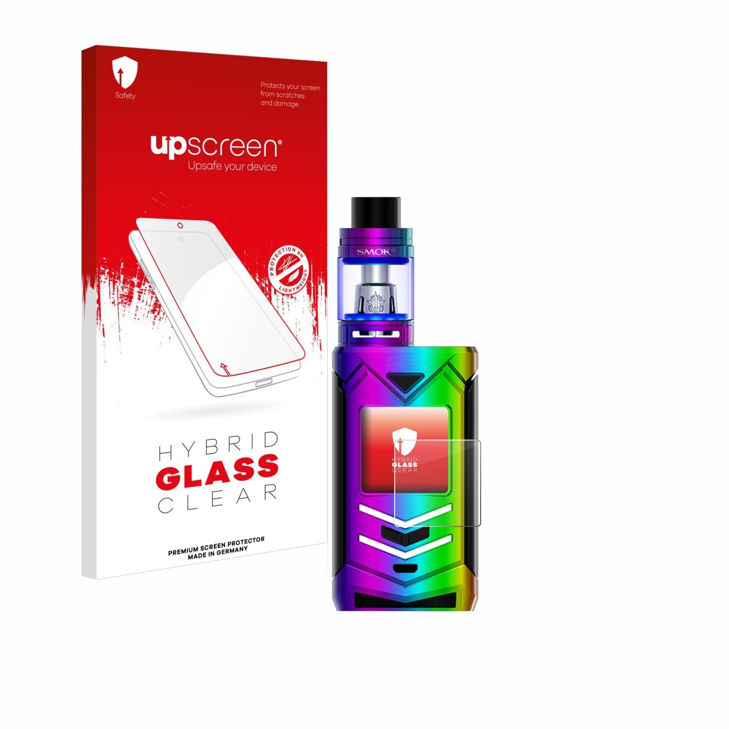 upscreen flexible Panzerglasfolie für Smok Veneno, Displayschutzglas, Schutzglas Glasfolie klar