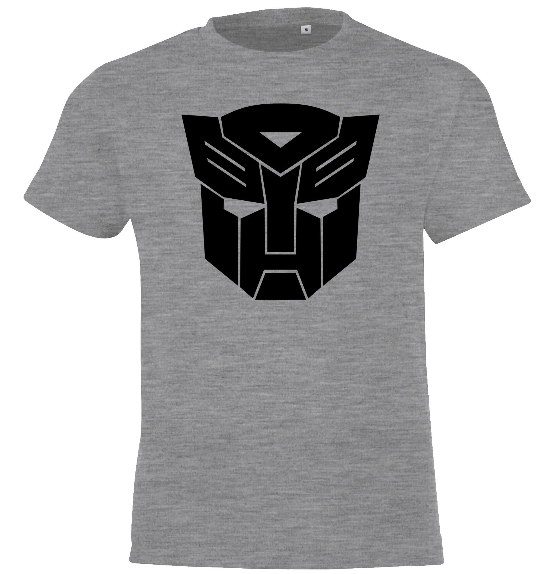 Youth Designz T-Shirt Autobot Kinder T-shirt mit trendigem Frontprint Grau