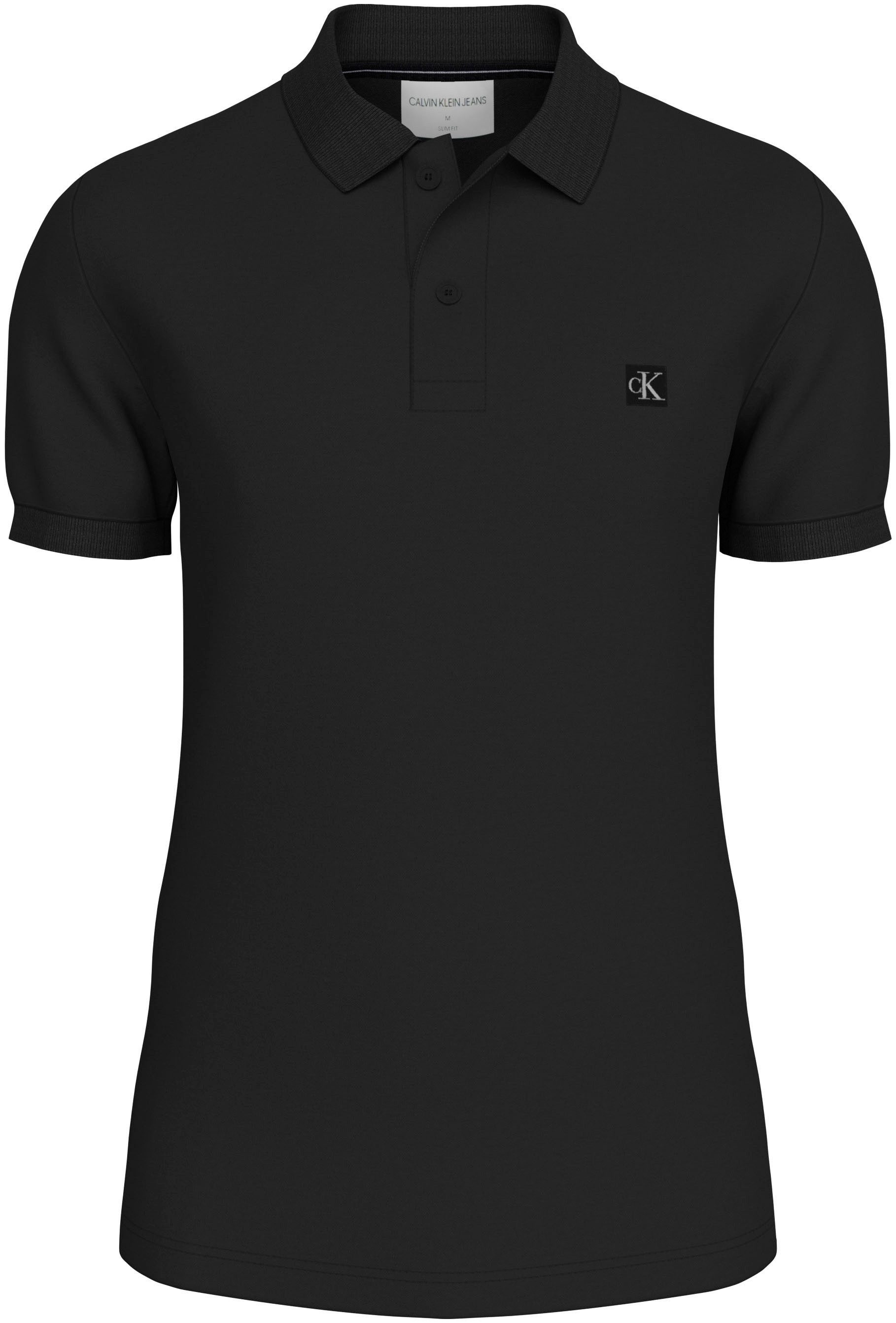 Calvin Klein Jeans Poloshirt CK EMBRO BADGE SLIM POLO mit Logopatch