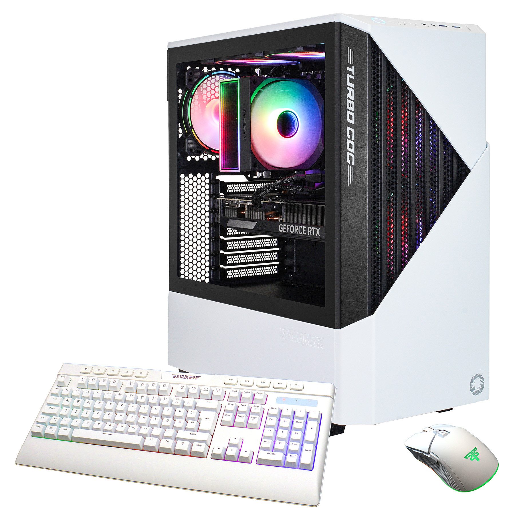 GAMEMAX Horizon 7970 AMD Ryzen 7 5700X 16GB 480GB SSD RTX 5060 Gaming-PC (AMD Ryzen 7 5700X, RTX 5060, 16 GB RAM, 480 GB SSD, Luftkühlung aktiv, Windows 11)