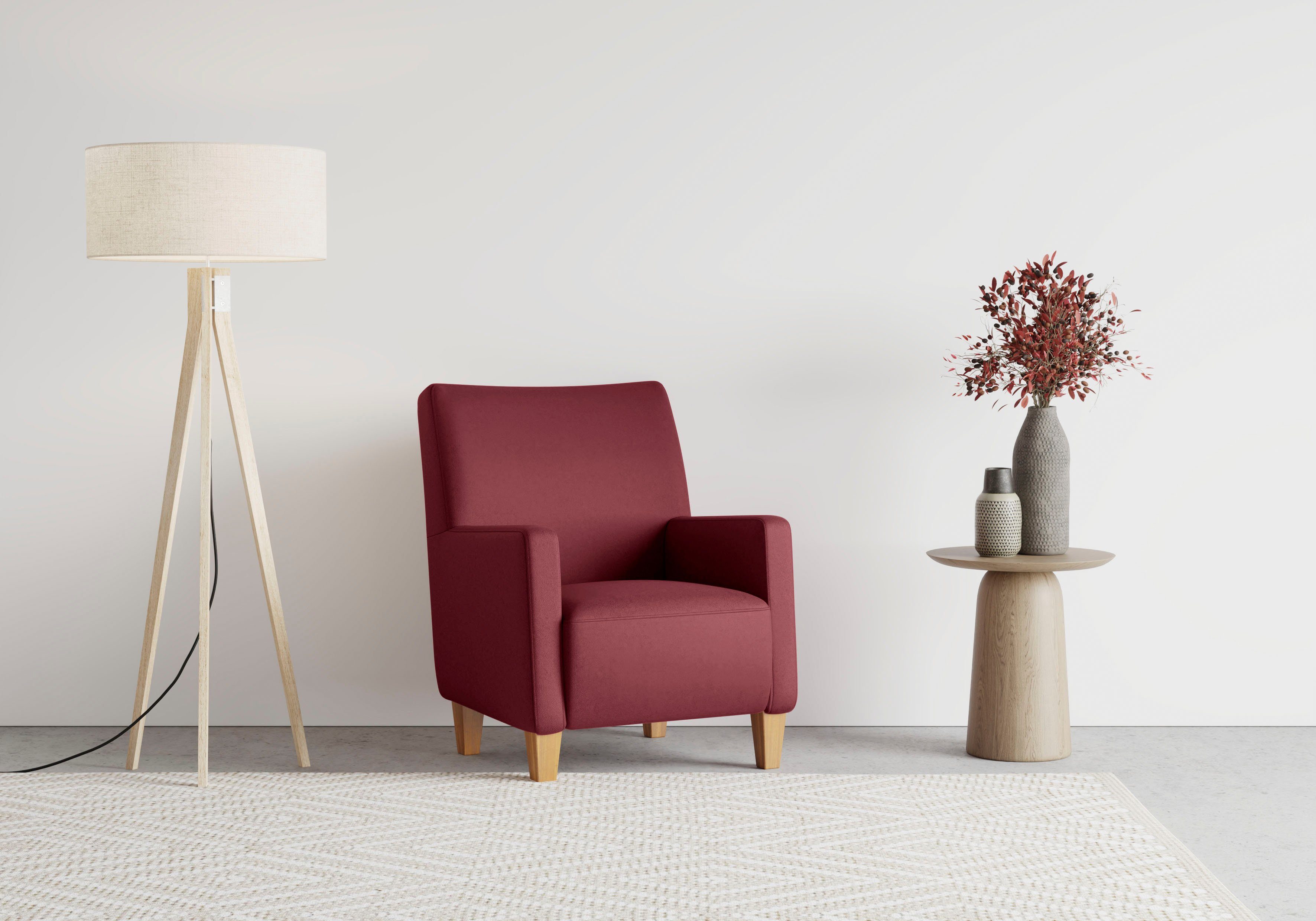 sit&more Sessel Bosse, mit Federkern