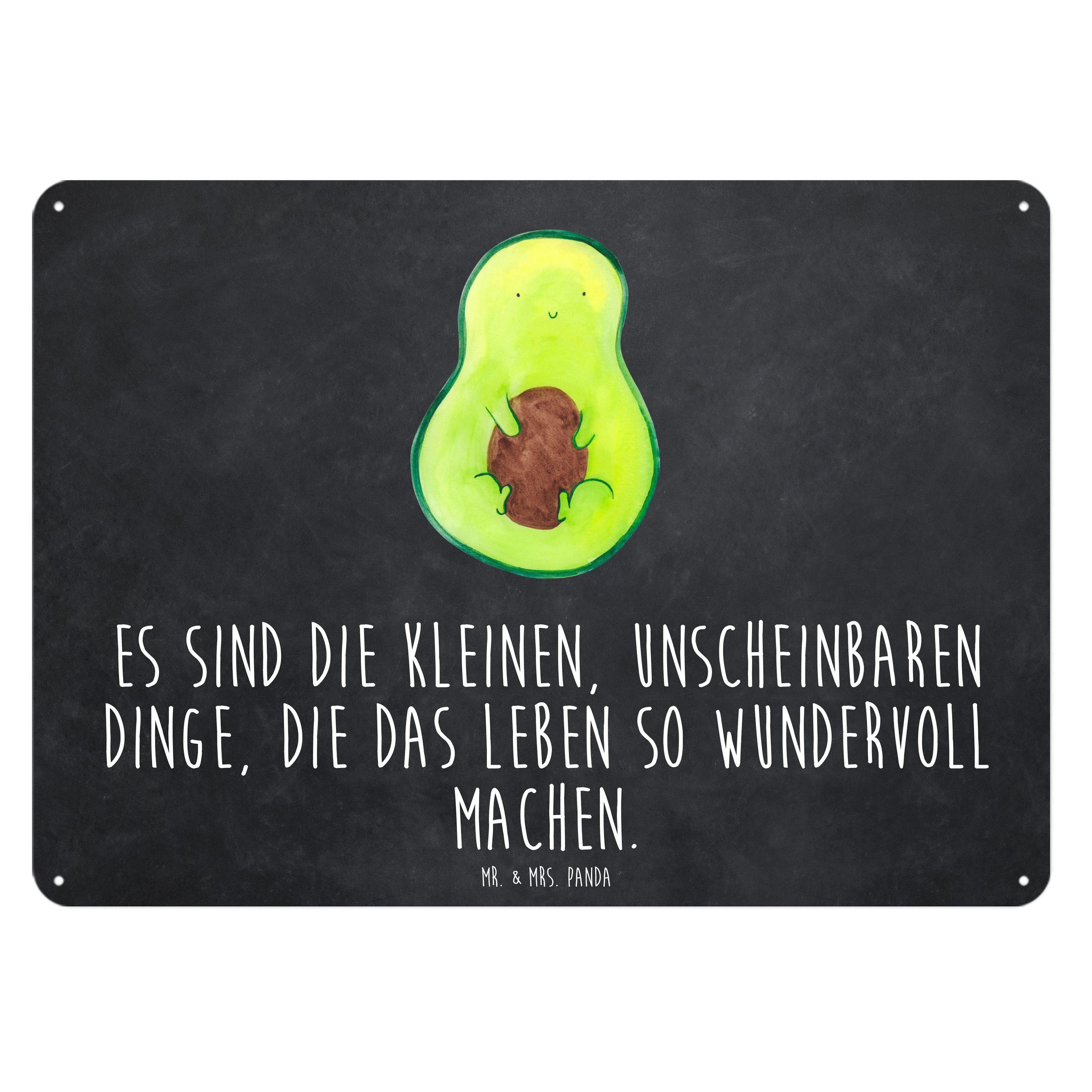 Lustige Avocado Postkarte Von Mr. & Mrs. Panda - Perfekt Für Geburtstage, Babyshowers & Vegane Grüße