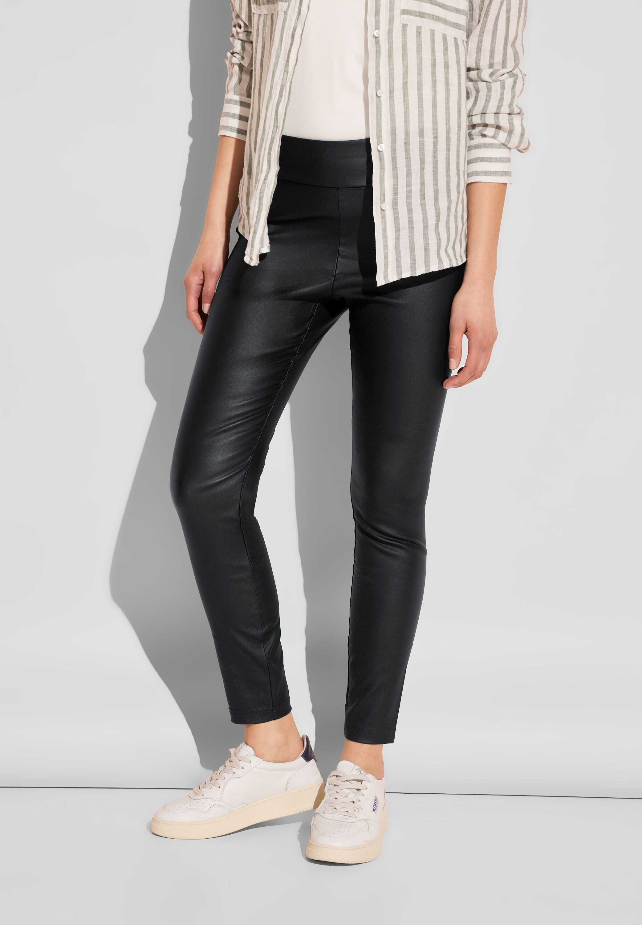 STREET ONE Leggings in Kunstleder-Optik