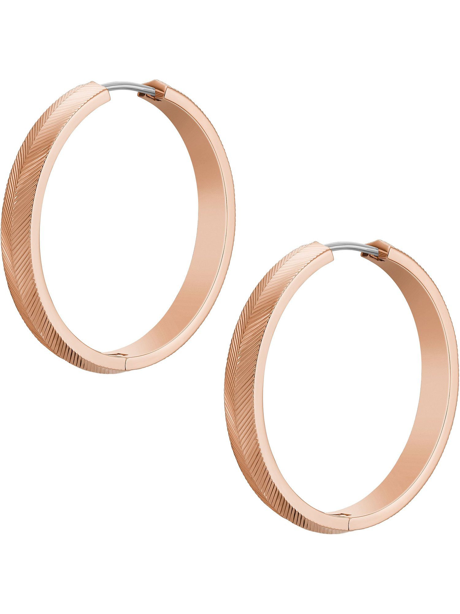 Fossil Paar Creolen Fossil Damen-Creolen...