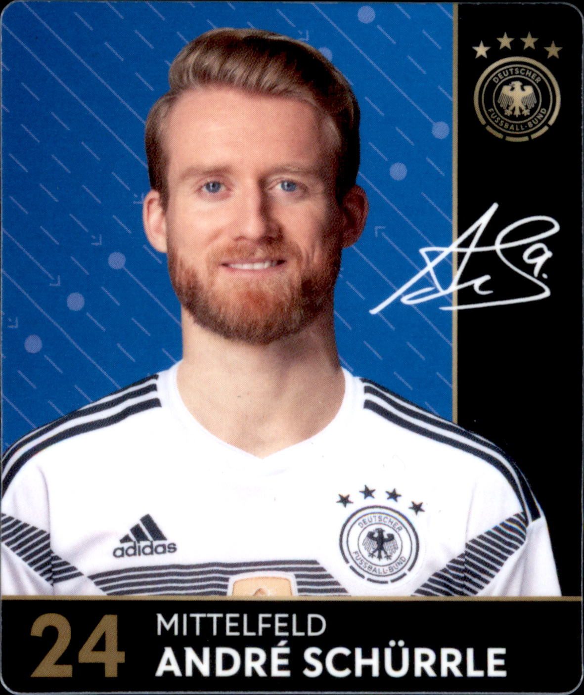 REWE Sammelkarte 24 - Andre Schürle - REWE WM18 Sammelkarte