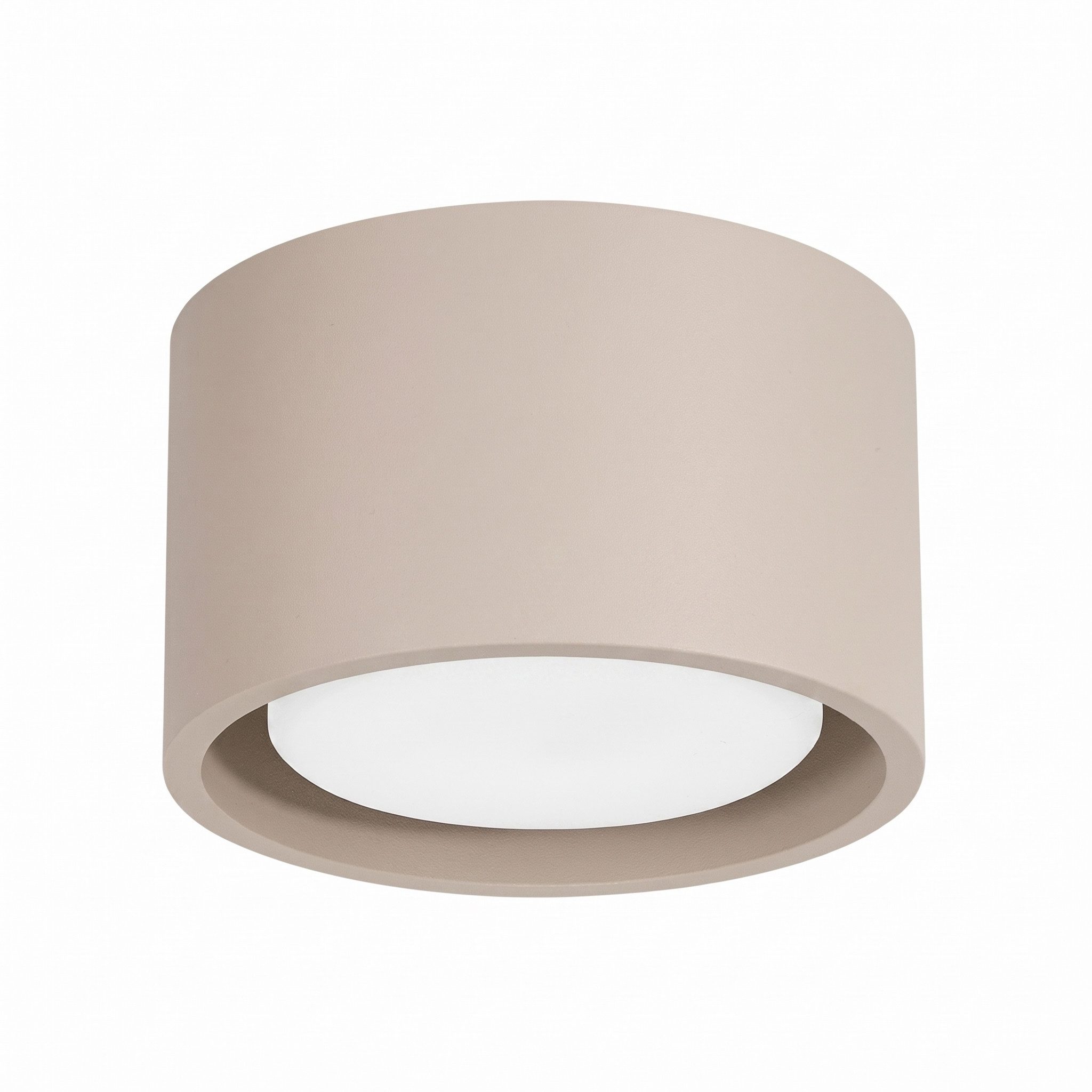 SOLLUX lighting Deckenleuchte Plafond MODO 1 taupe Gx53, Nicht enthalten
