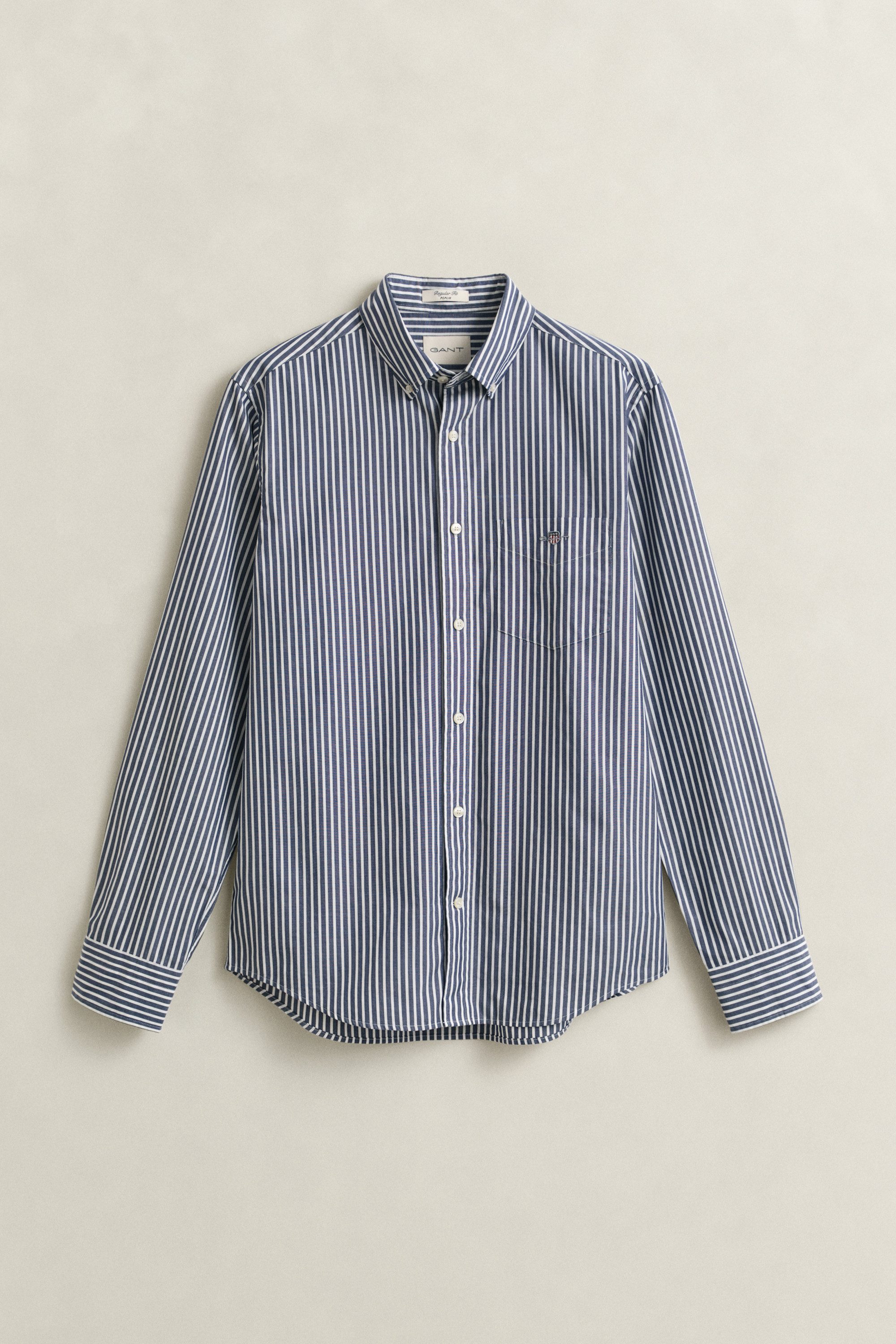 Gant Langarmhemd REG POPLIN STRIPE SHIRT günstig online kaufen
