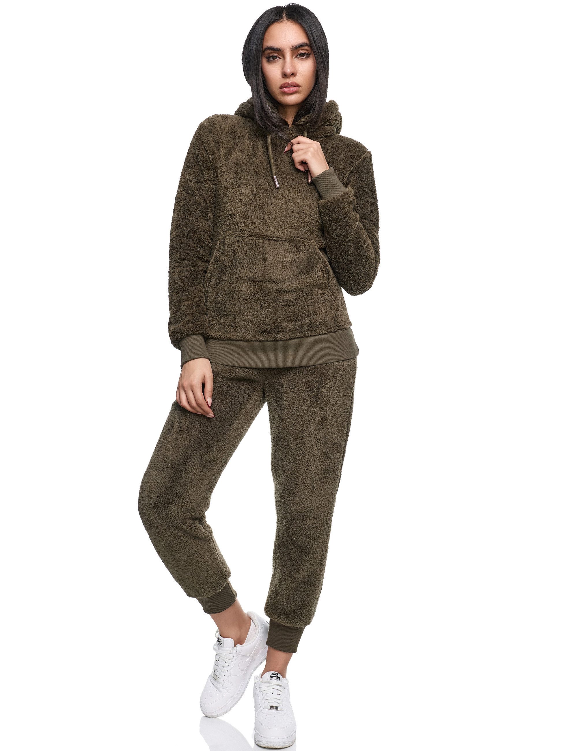 REPUBLIX Jogginganzug EMERY, Damen Plüsch Zweiteiler Hausanzug Training Spo günstig online kaufen