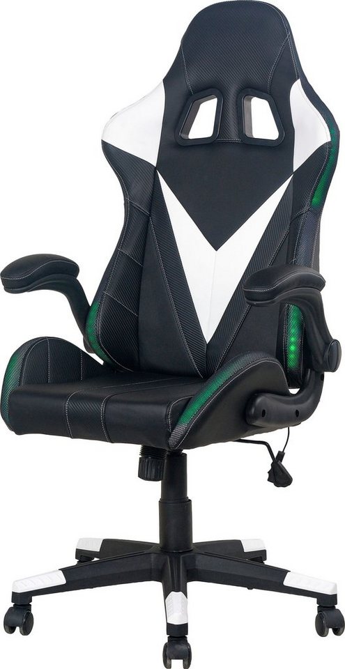 byLIVING Gaming Chair »Space«, Chefsessel mit LED Beleuchtung und Verstellbarkeit-kaufen