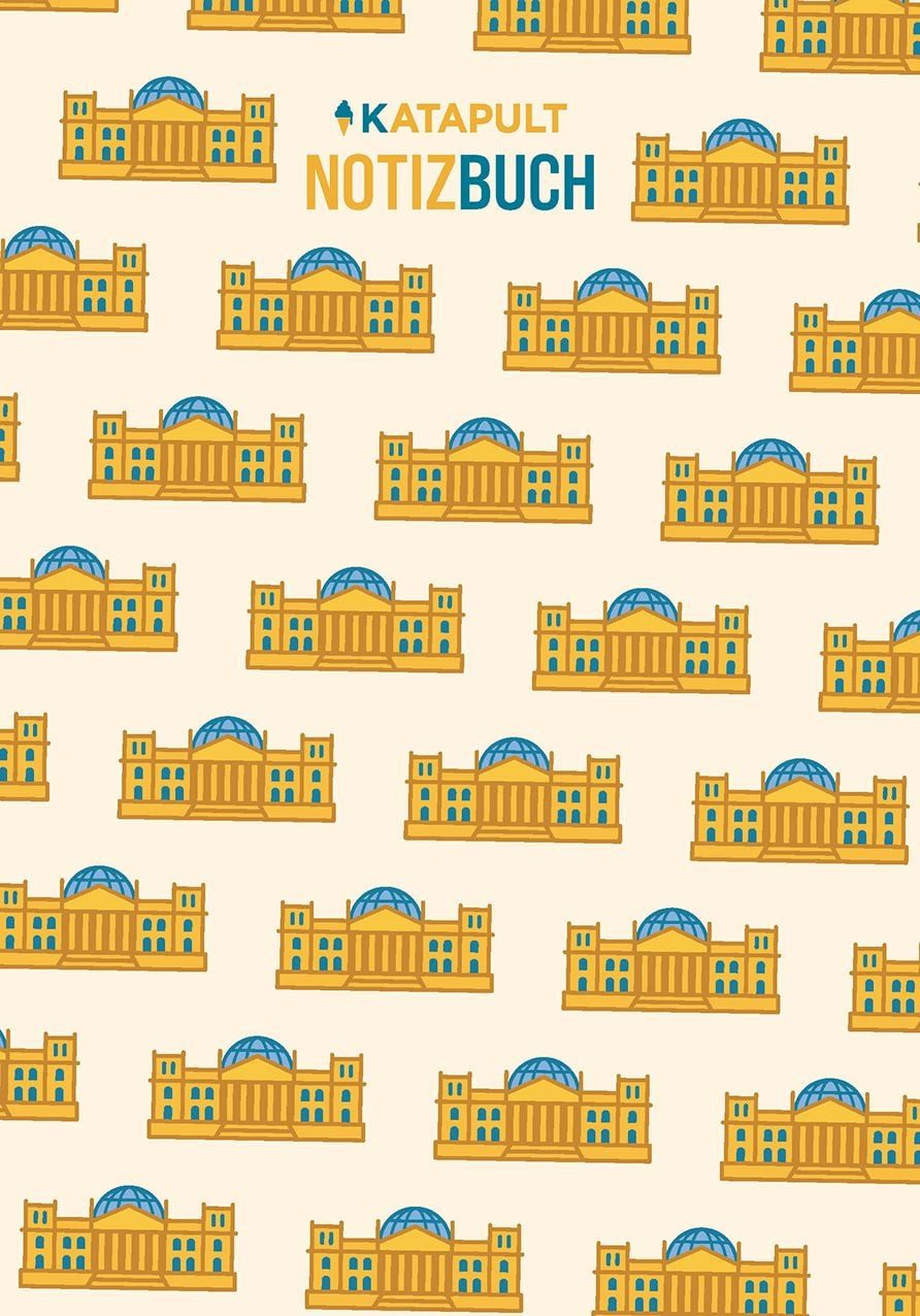 Schulheft Katapult-Notizbuch Reichstag