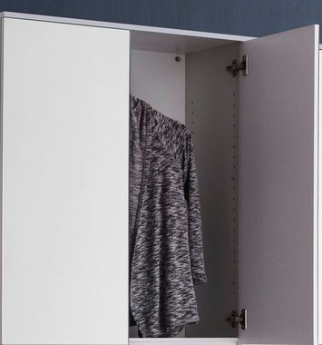 trendteam Garderobenschrank Mirror (Schuhschrank 8-türig, 148 x 191 cm) bis zu 18 Fächer