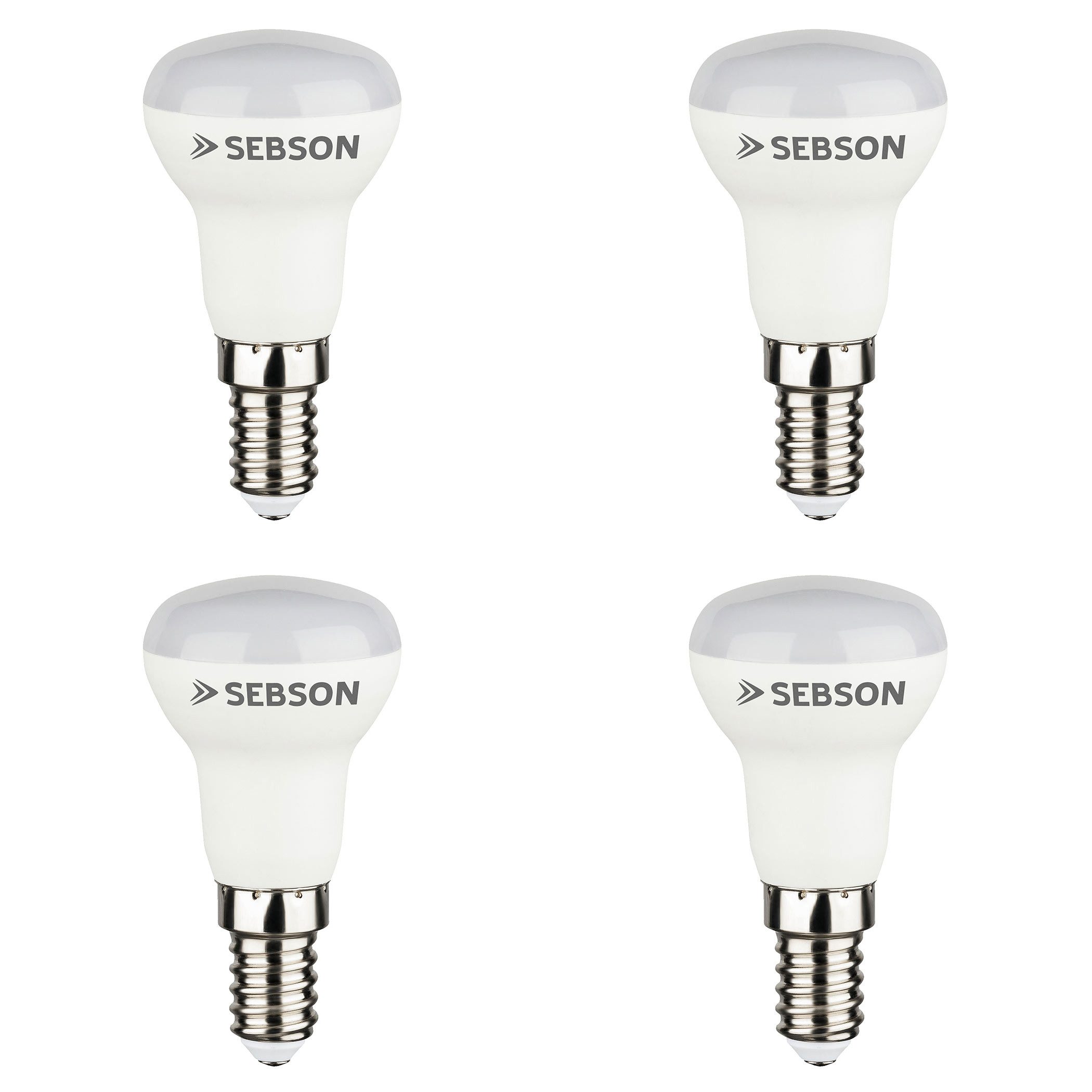 SEBSON LED-Leuchtmittel LED Lampe E14 R39 3W 230V Leuchtmittel Reflektorlampe - 4er Pack, 4 St.