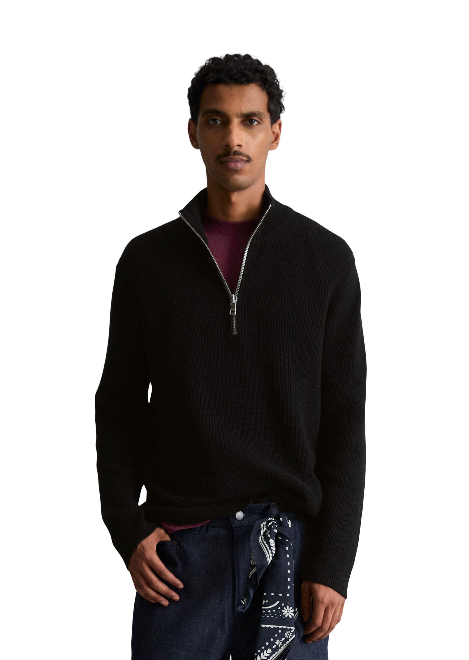 Marc O'Polo DENIM Troyer aus reiner Bio-Baumwolle
