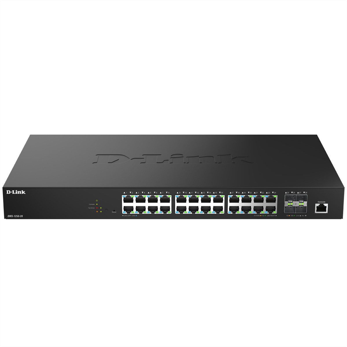 D-Link DMS-1250-28/E 28-Port Switch Multi-Gigabit Smart Managed Netzwerk-Switch