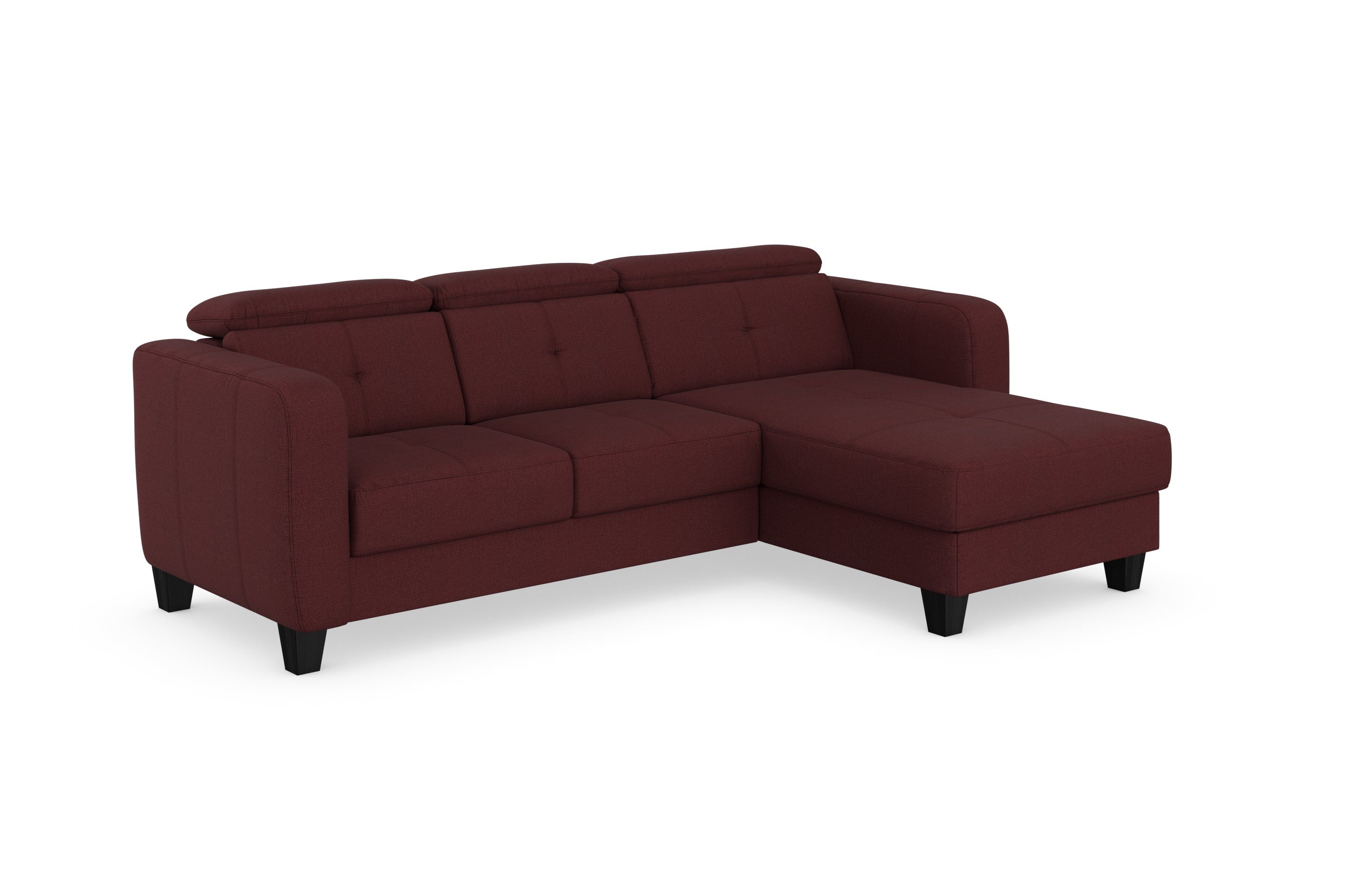 sit&more Ecksofa Belluci, inklusive Federkern, Bettkasten wahlweise Bettfunktion mit und