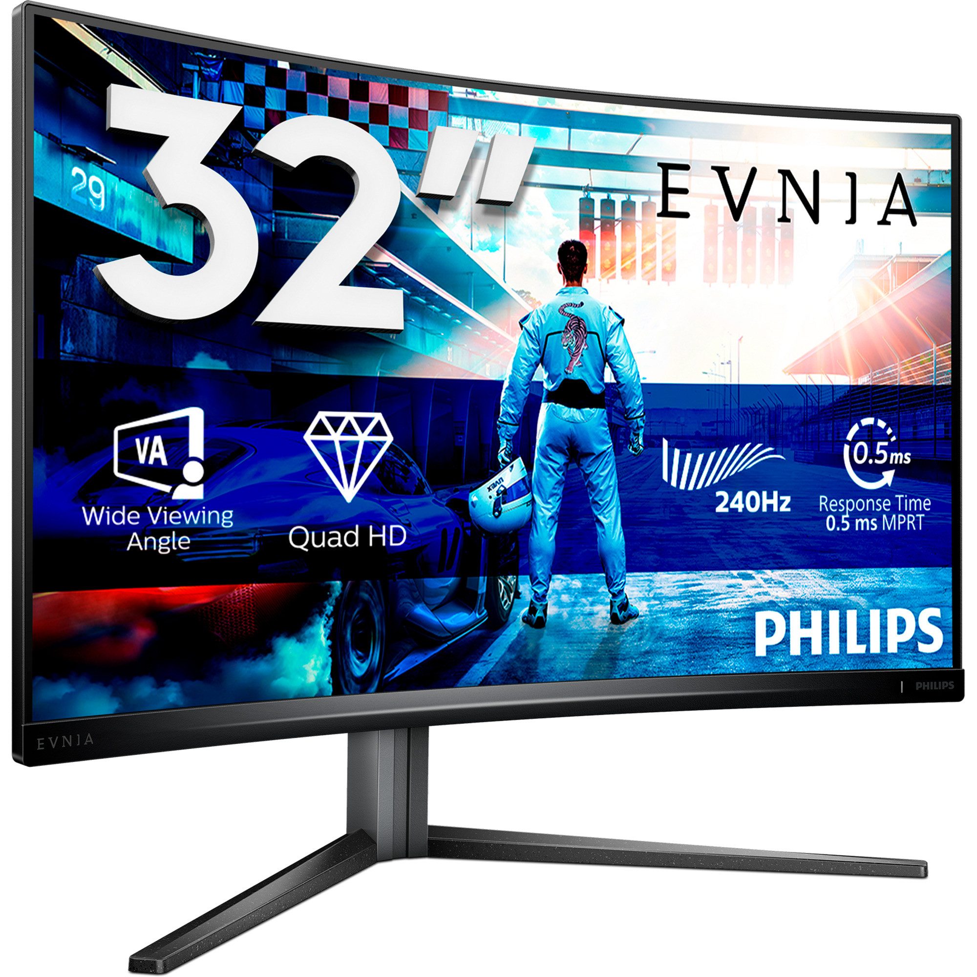 Philips Philips Evnia 32M2C5500W, Gaming-Monitor, (QHD, TFT-Monitor (2560 x 1440 px)