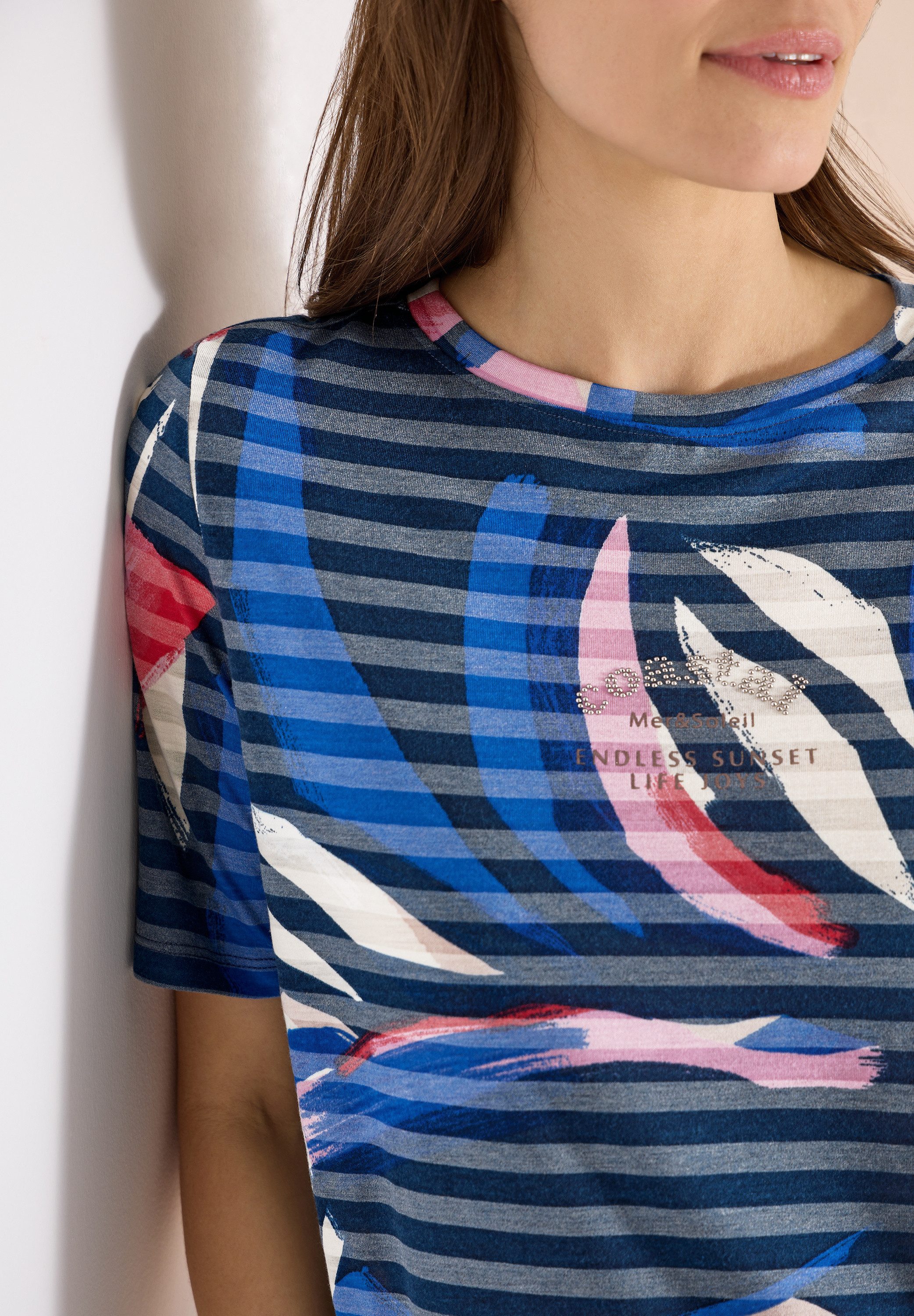 CECIL T-Shirt mit All-Over Print