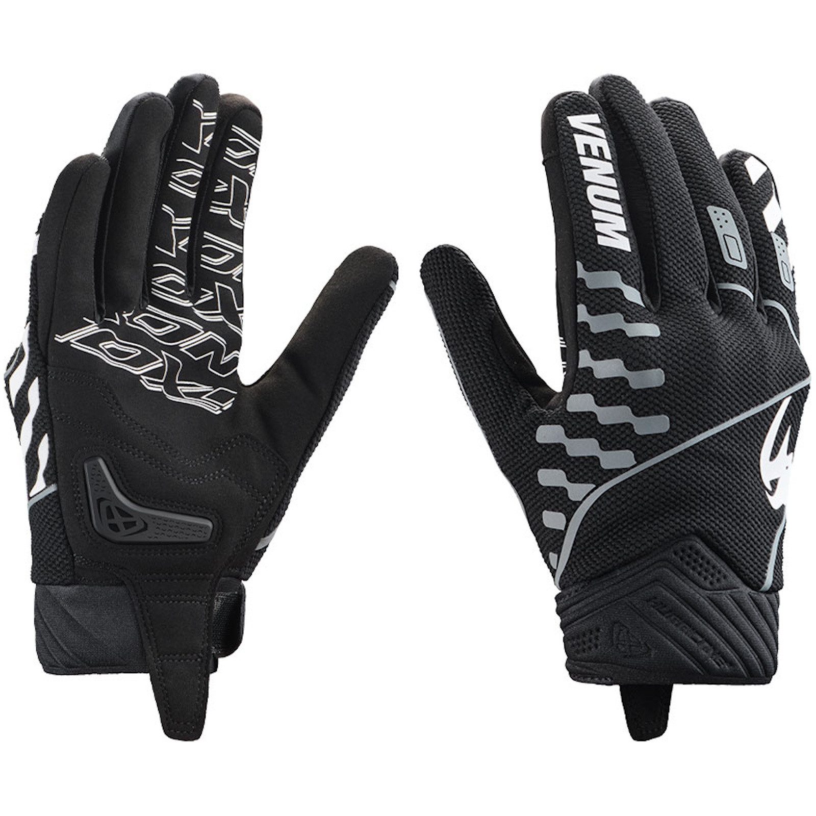 Ixon Motorradhandschuhe Ixon Venum Hurry Motorradhandschuhe Schwarz / Grau / Weiß motorradhandschuhe für herren