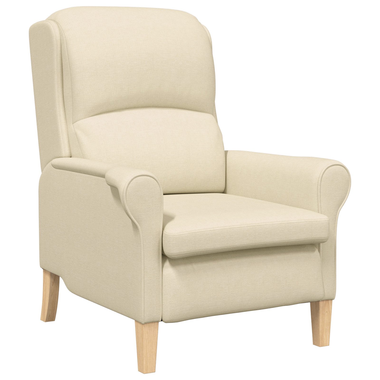 vidaXL Sessel Moderner Sessel Creme Stoff günstig online kaufen