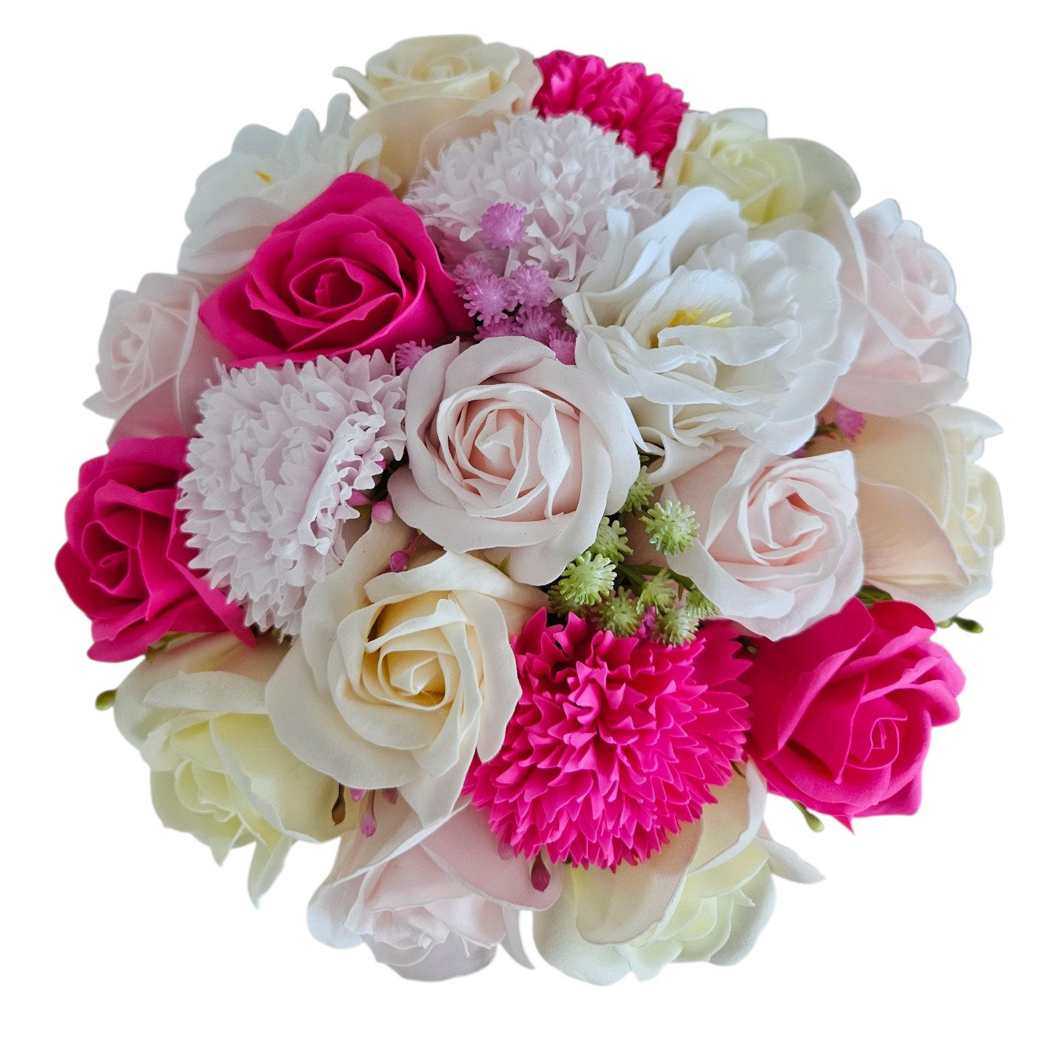 Kunstblumenstrauß Flowerbox mit Seifenblumen, damich, Höhe 22 cm, Blumenkas günstig online kaufen