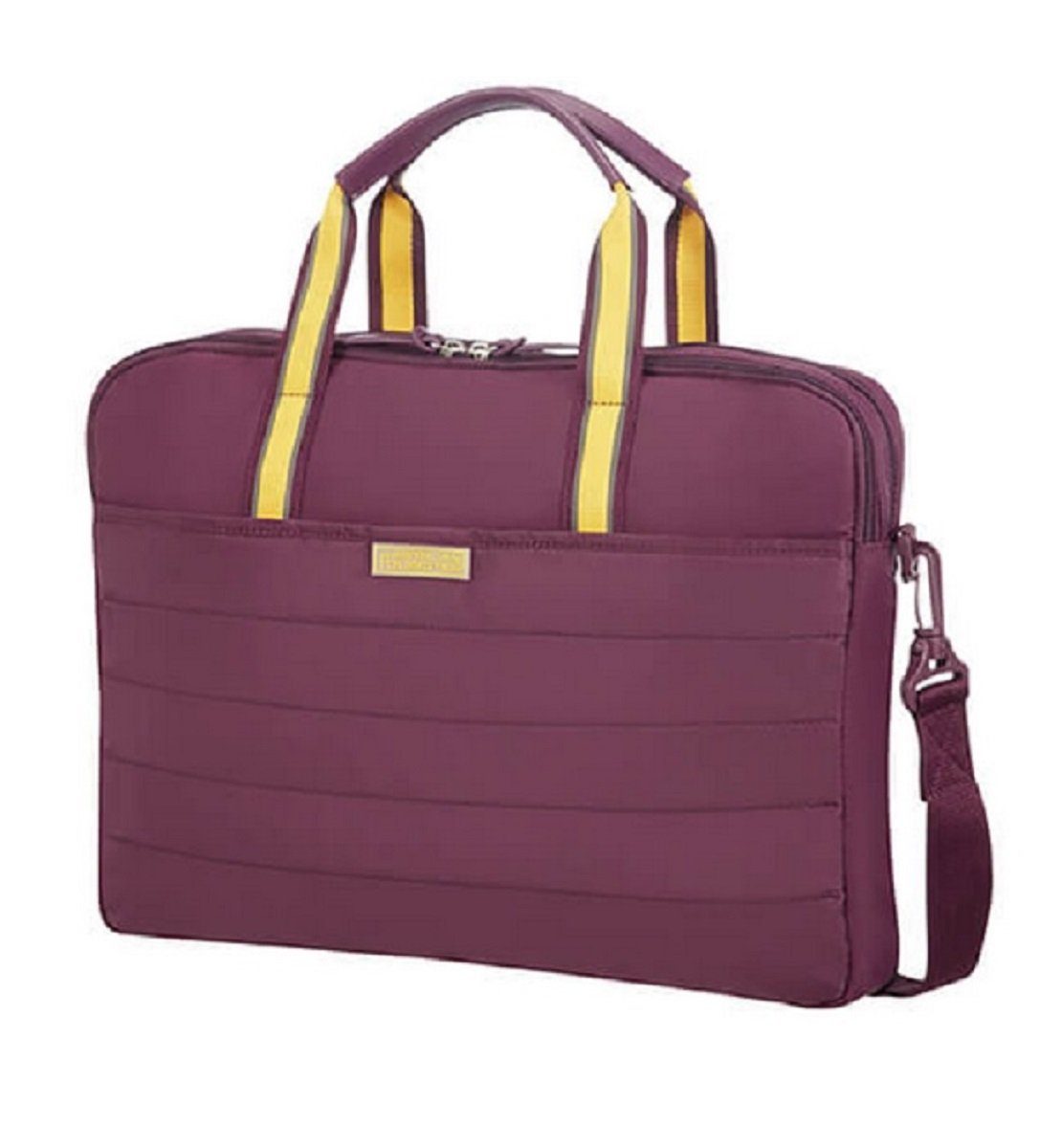 American Tourister® Laptoptasche Uptown Vibes Laptop Bag 15,6", leicht 081 purple/yellow