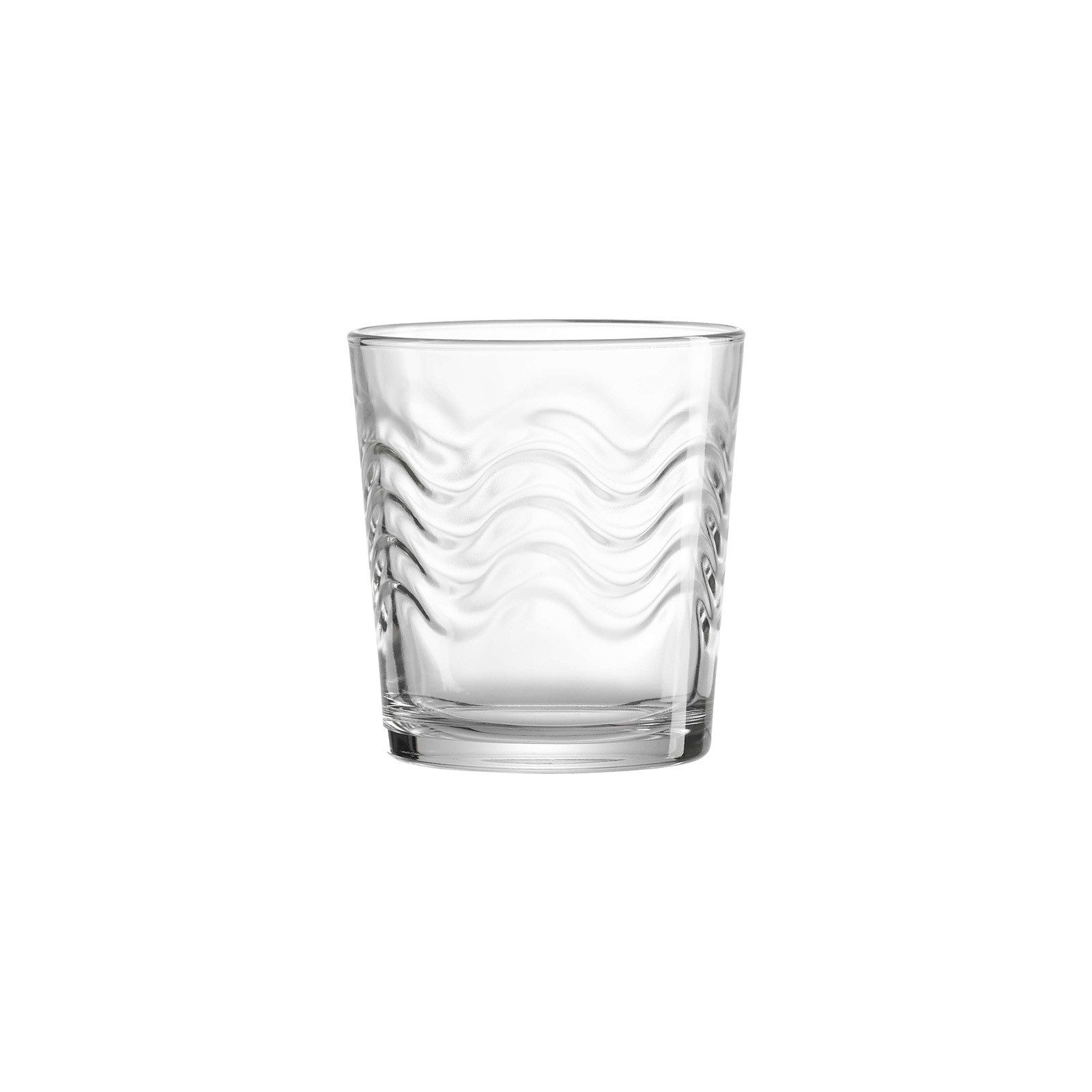Ritzenhoff & Breker Whiskyglas Wave Whiskybecher 250 ml 6er Set, 6-tlg., Glas