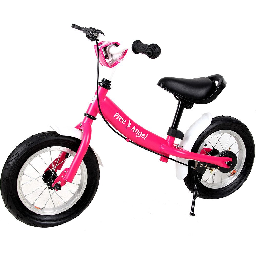 Spielwerk Laufrad Street Angel, 2-5 Jahre 12 Zoll Höhenverstellbar Bremse Lenkrad Luftreifen Fahrrad