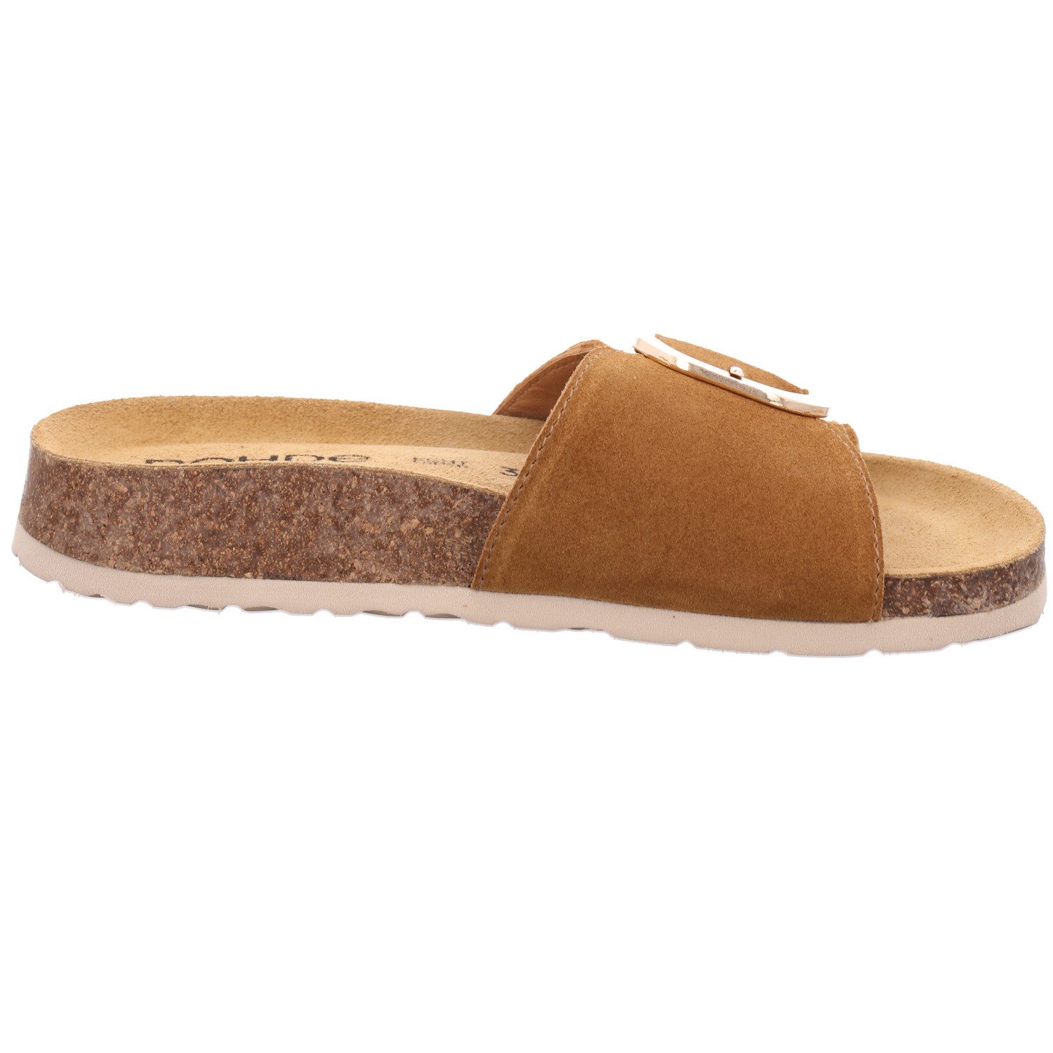 Rohde MILANO Pantolette Strandschuh, Urlaubsschuh, Sommerschuh mit Bast Plateau