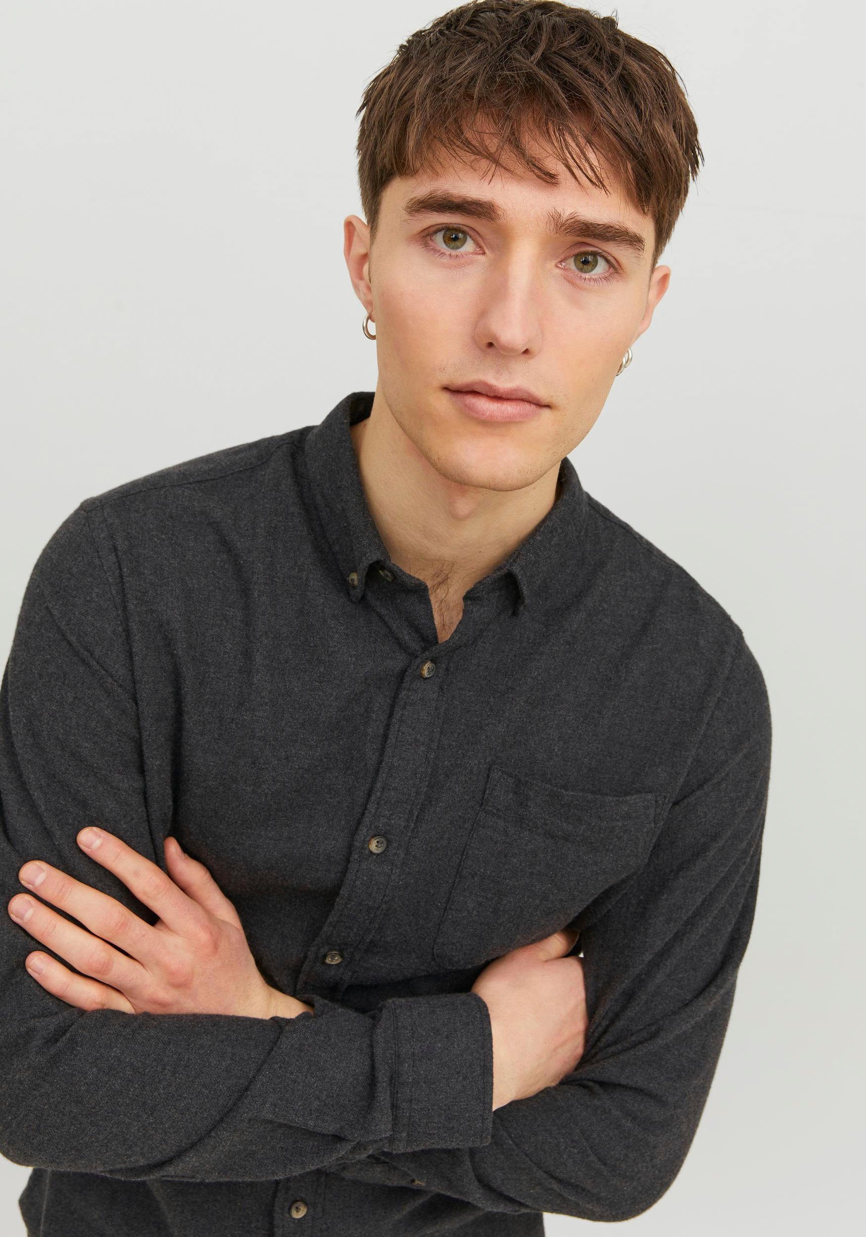 Jack & Jones Langarmhemd JJECLASSIC MELANGE günstig online kaufen