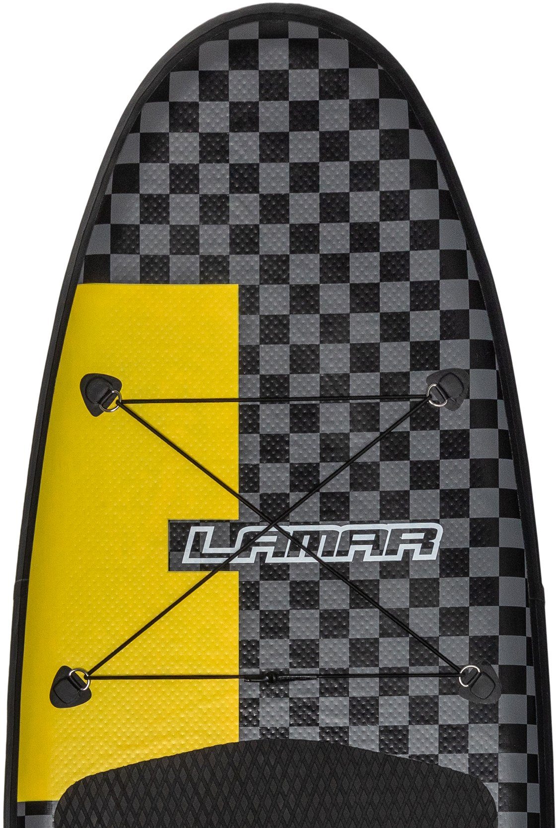 Lamar SUP-Board mit I-SUP Fishboard, Traditional, und Paddel, (Set, Pumpe 290 5 Transportrucksack) tlg