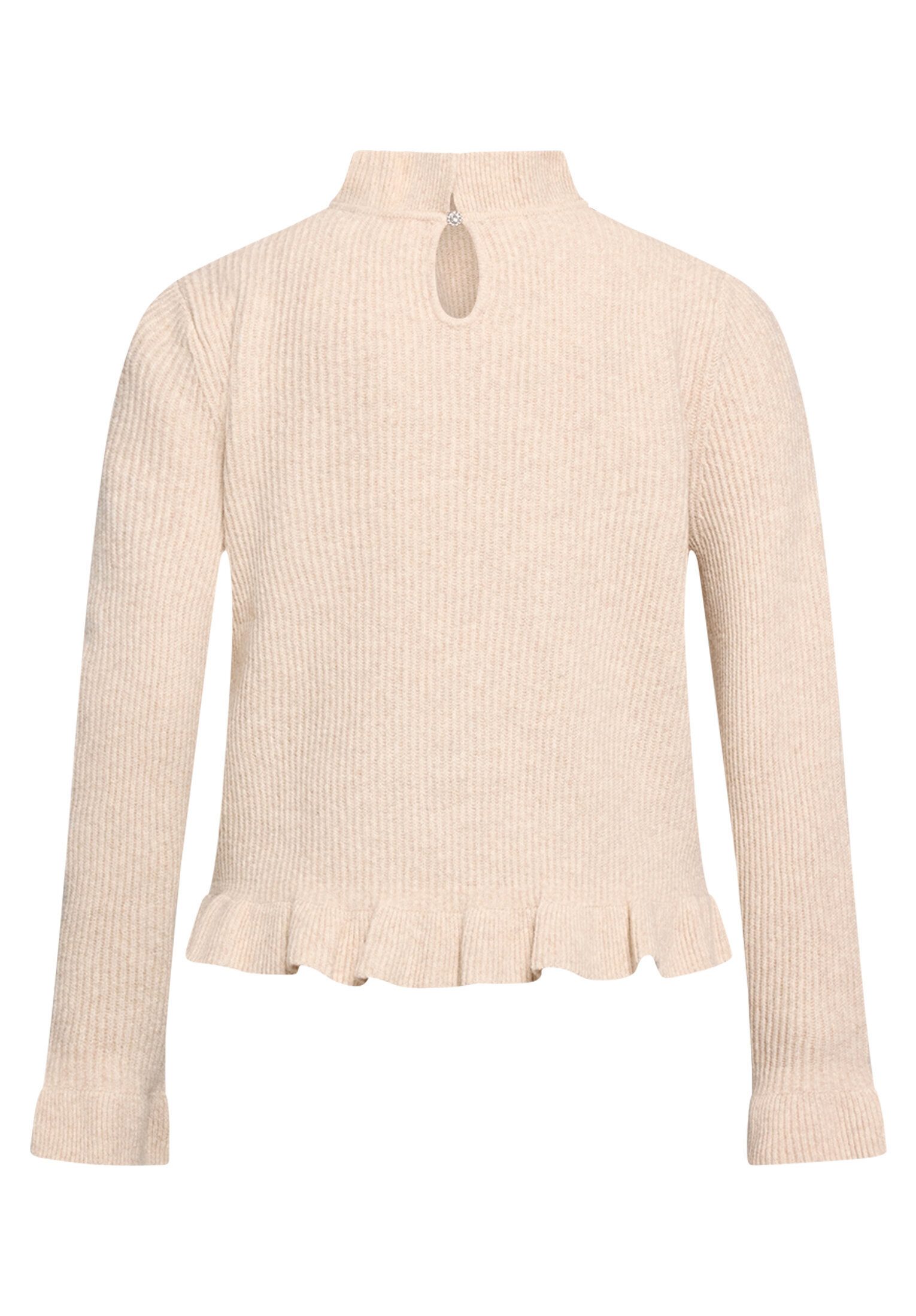 Cartoon Strickpullover Damen mit Stehkragen (1-tlg)