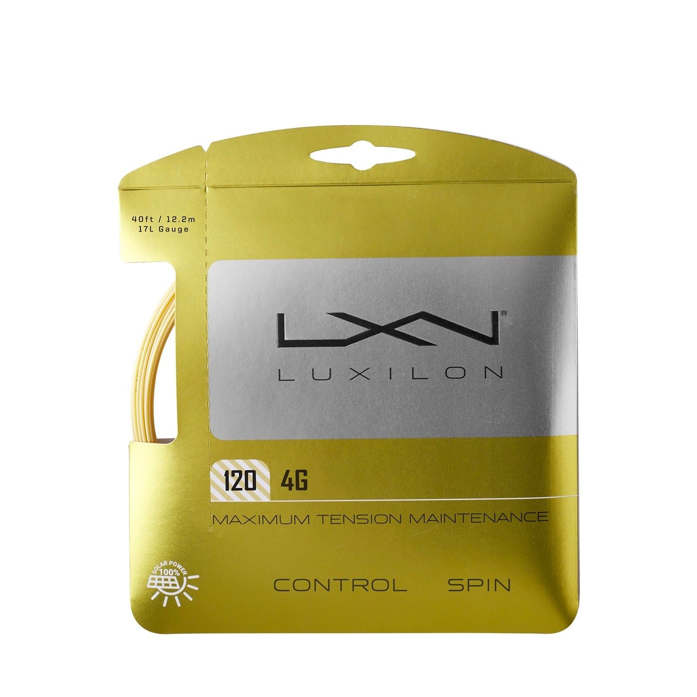 Tennissaite 4G 1.20 (Haltbarkeit+Power) gold 12m Set