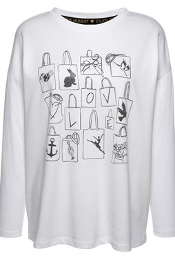 MIAMODA Sweatshirt Sweatshirt Print Langarm