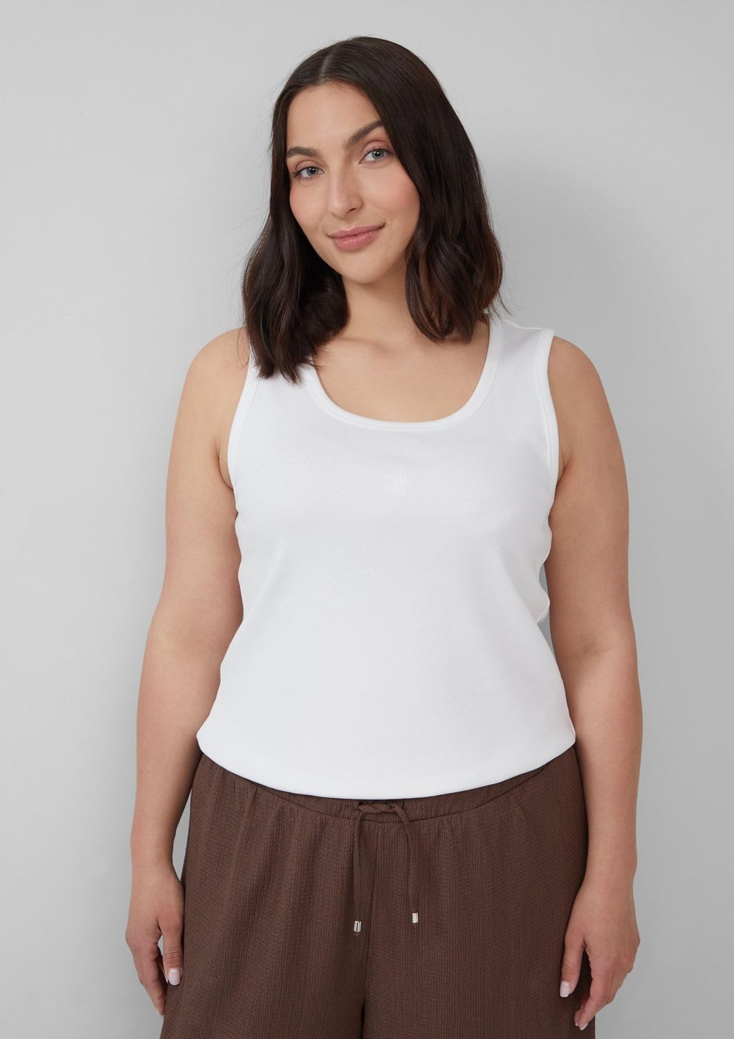 s.Oliver T-Shirt CURVE ärmellos, Rundhals, breite günstig online kaufen