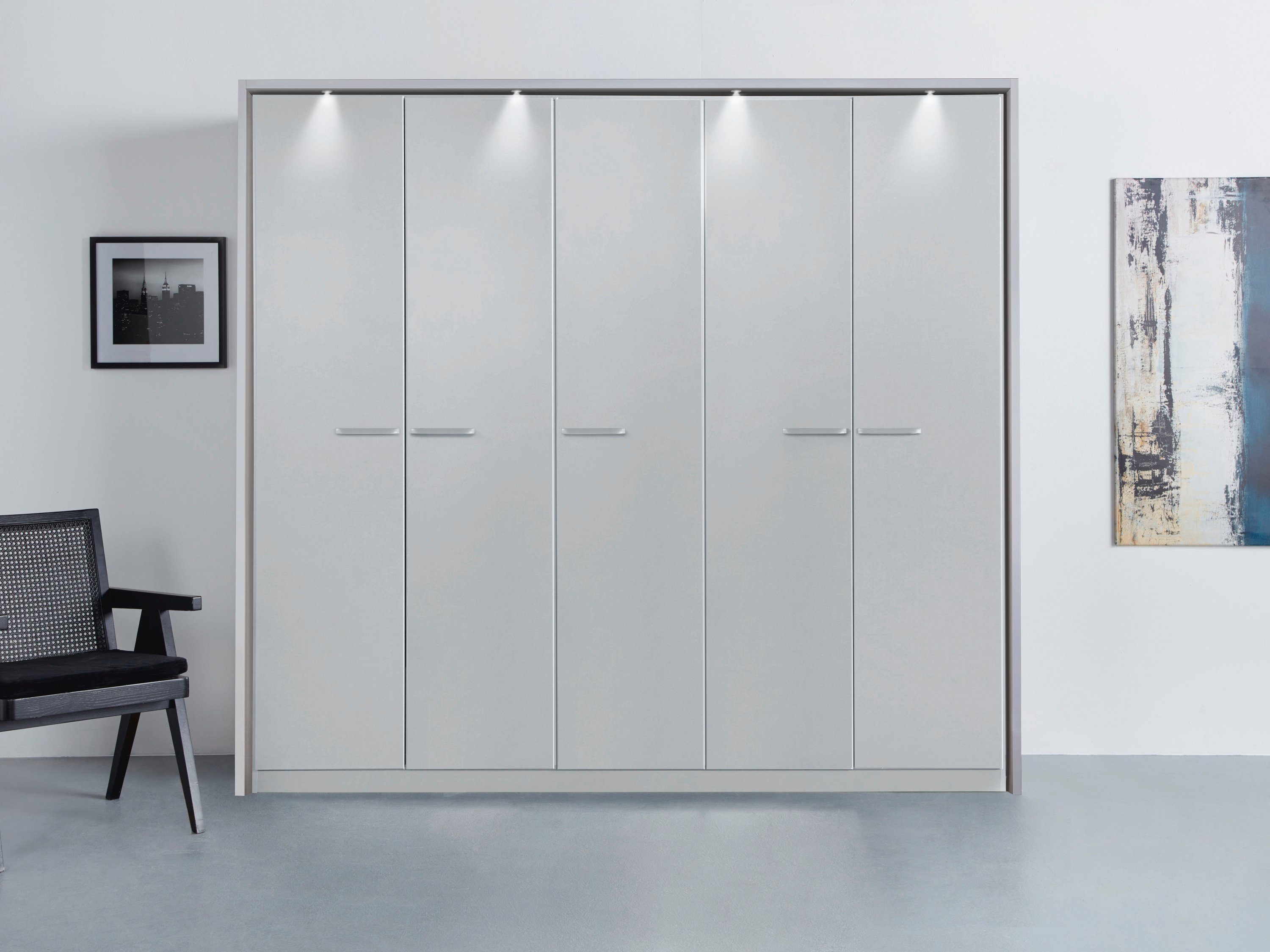 rauch Drehtürenschrank "Oteli", inkl. Passepartout optional mit Beleuchtung günstig online kaufen