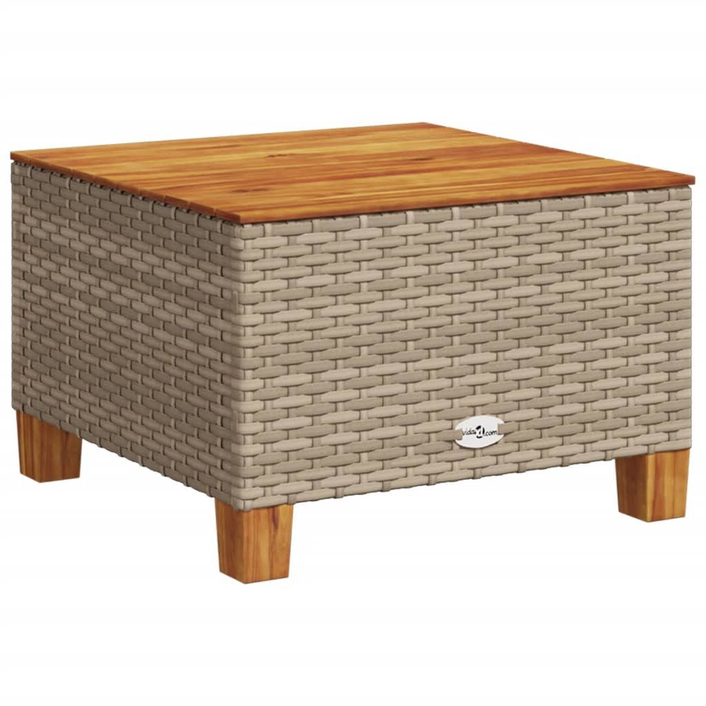 vidaXL Gartentisch Gartentisch Beige 55x55x36 cm günstig online kaufen