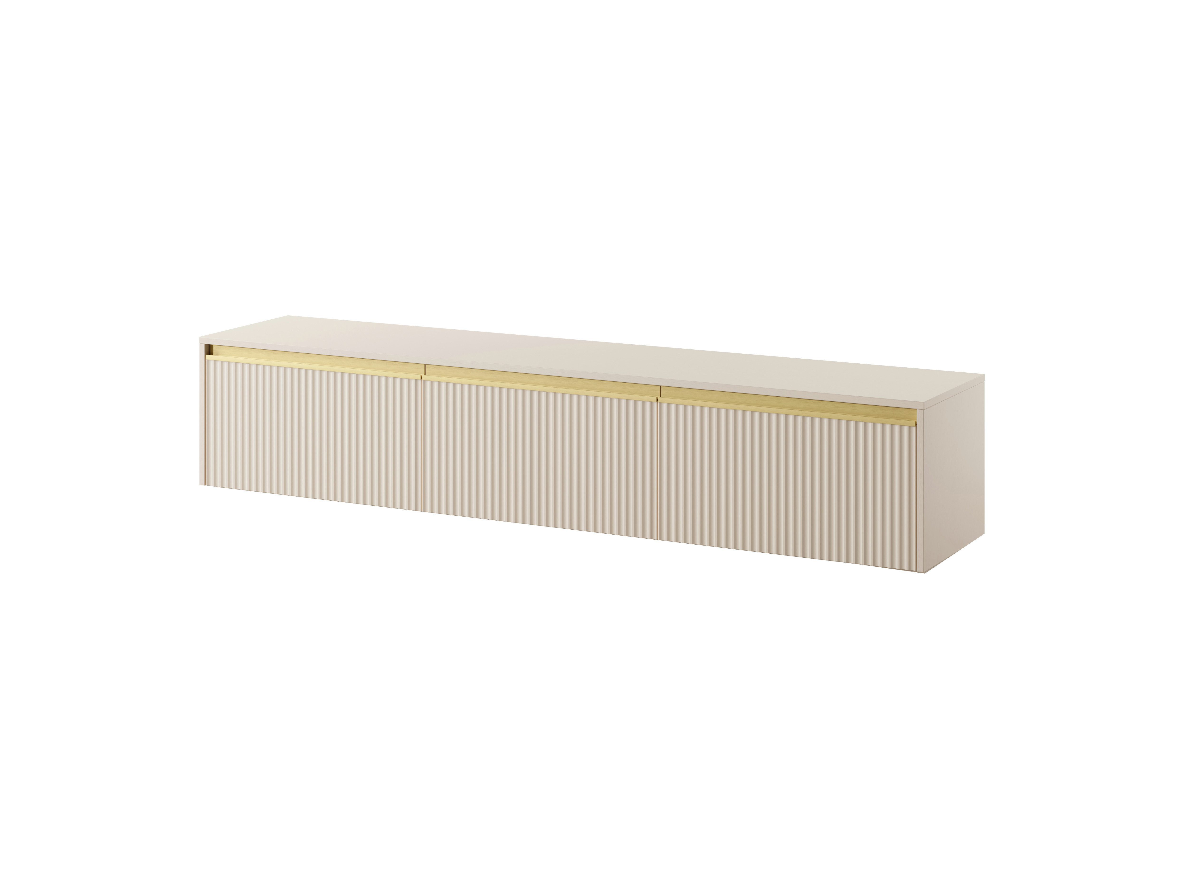 MOEBLO TV-Board Delu 180 (Eleganz und Vielseitigkeit für Ihr Wohnzimmer, stehend oder hängend, Lowboard Fernsehtisch TV-Bank TV Tisch Fernseher Tisch TV Möbel), (BxHxT):180x42x39 cm