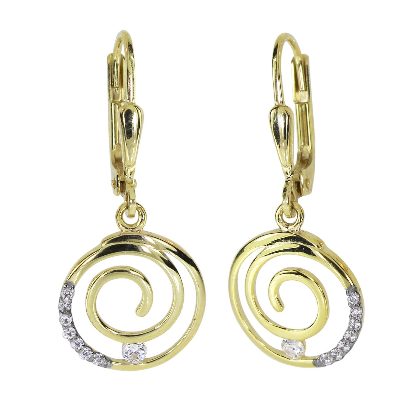 OSTSEE-SCHMUCK Paar Ohrhänger Ostsee-Schmuck Ohrhänger Spirale günstig online kaufen