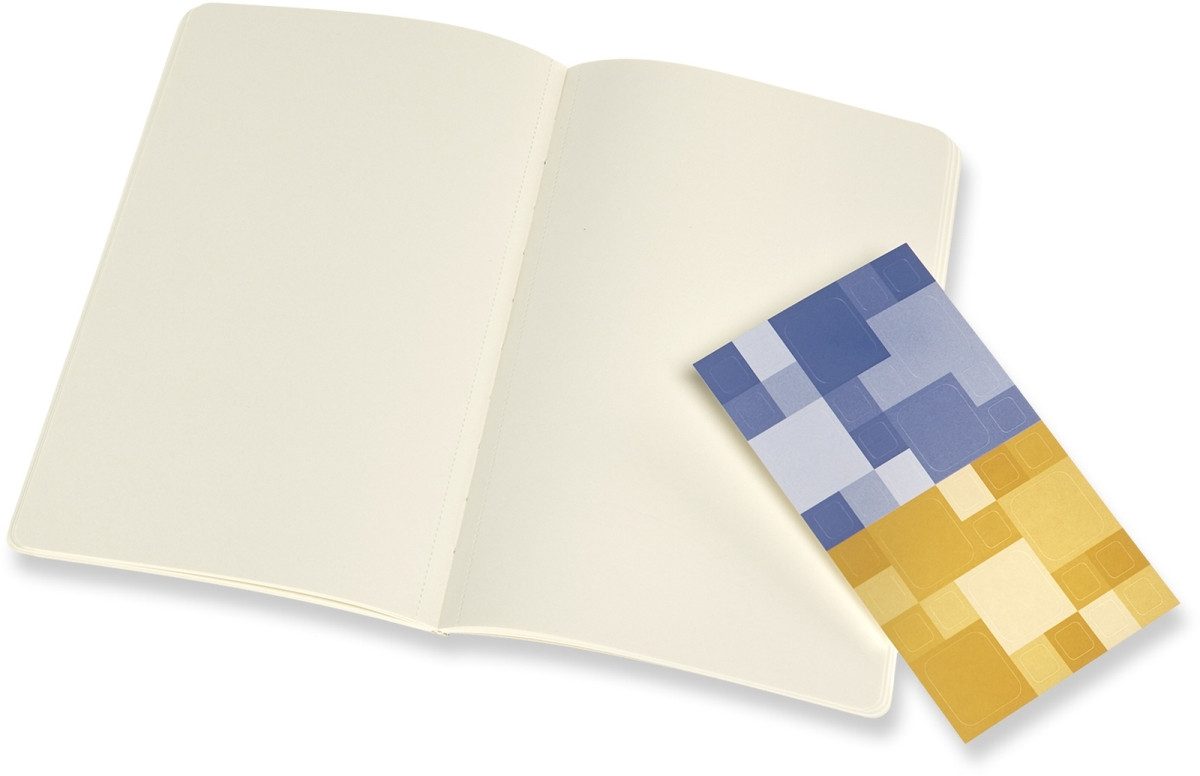 MOLESKINE Notizbuch Notizheft Volant Large A5 blanko Softcover VE=2 Stück vergissmeinnicht