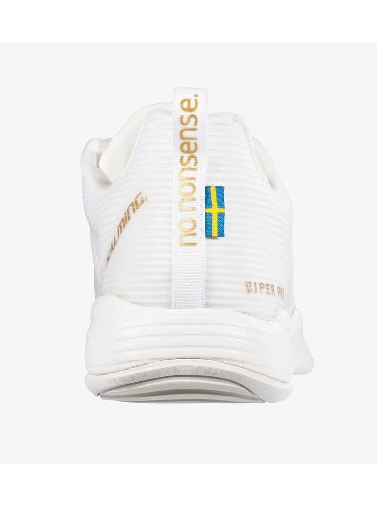 SALMING Hallen-Indoorschuhe Viper Pro Leichtigkeit/Beweglichkeit weiss/gold Badmintonschuh