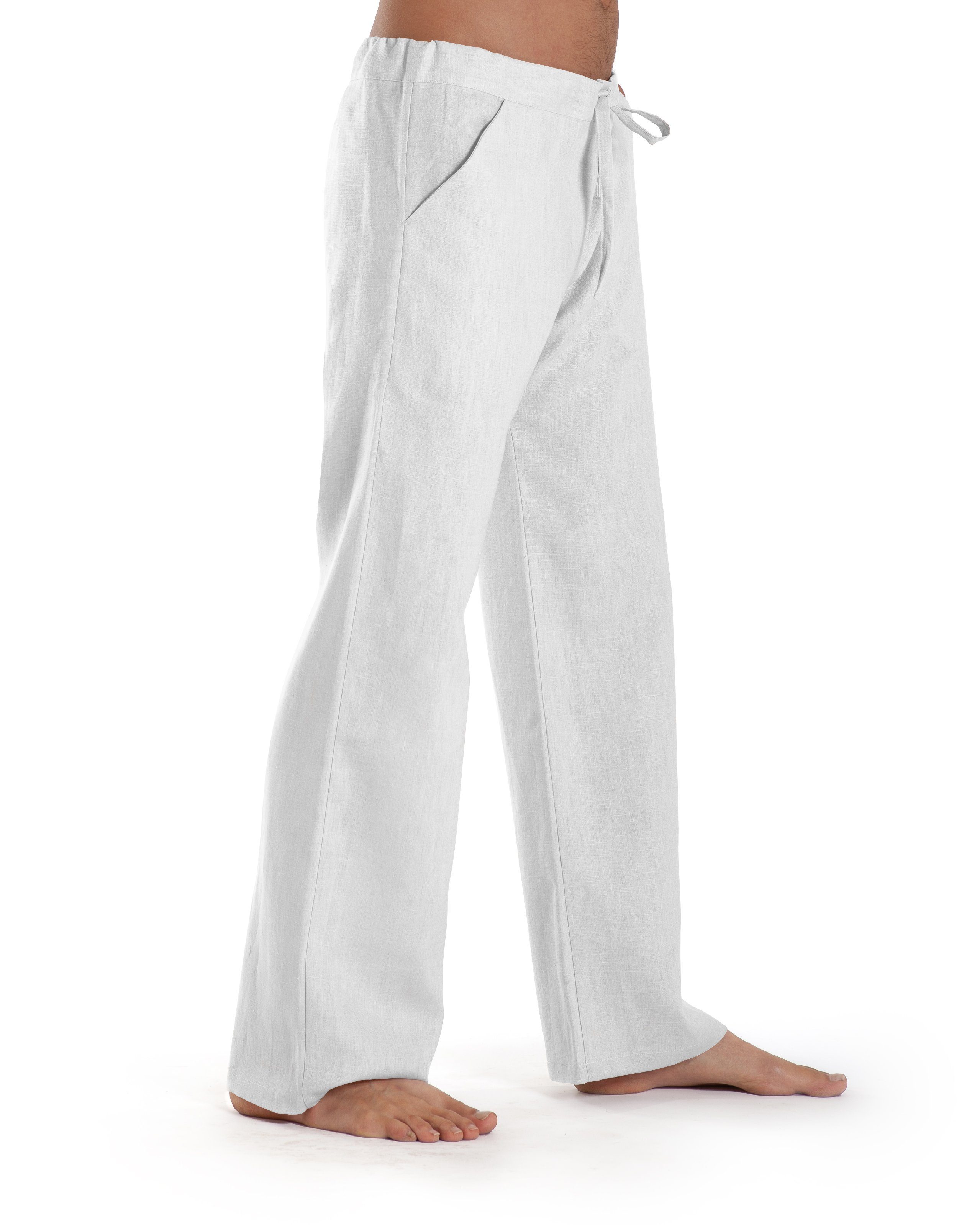 ESSENTIAL SCHAZAD Leinenhose SPORT weiss