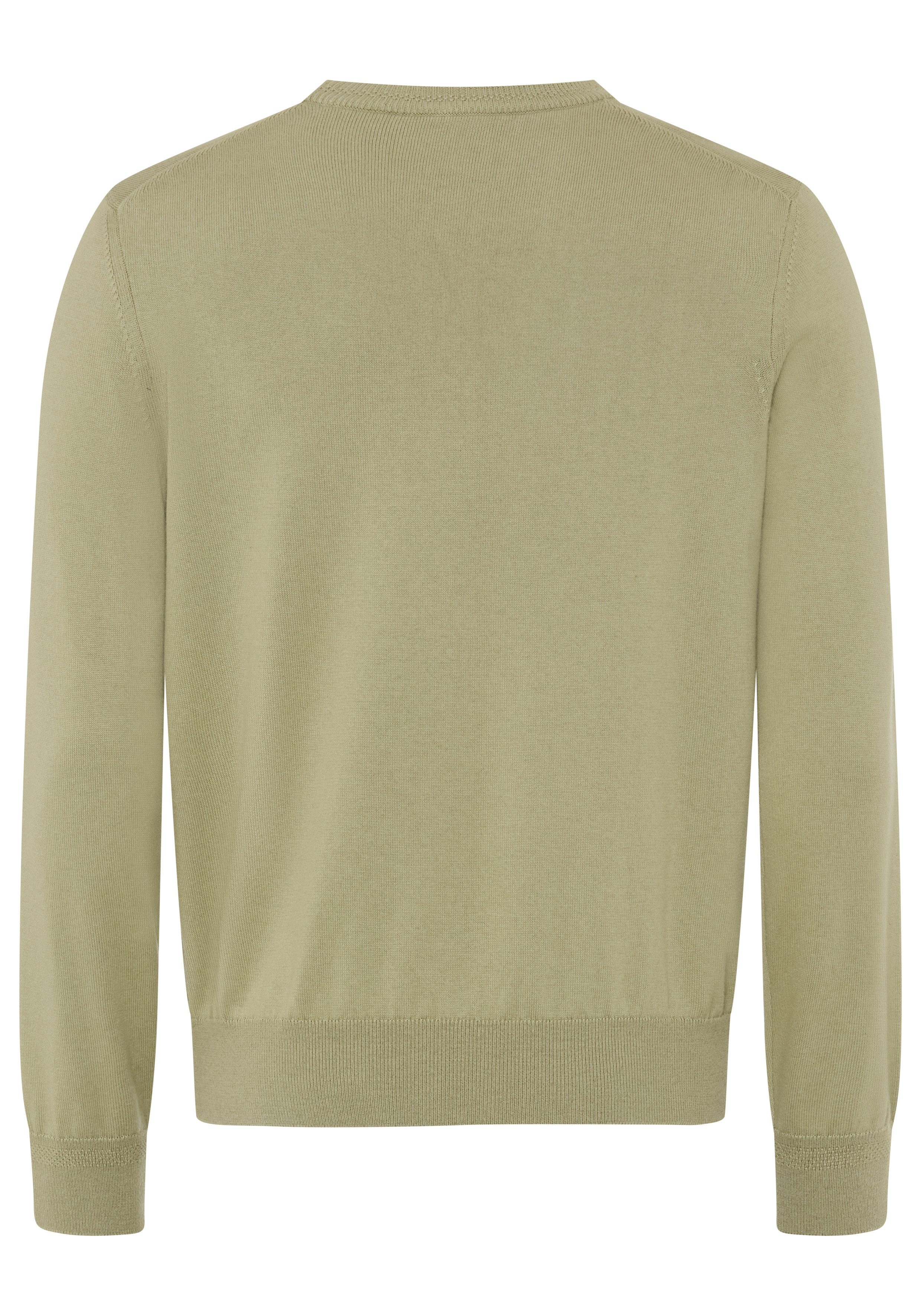 BOSS ORANGE Strickpullover Kanovano Cotton Cashmere mit Rundhalsausschnitt