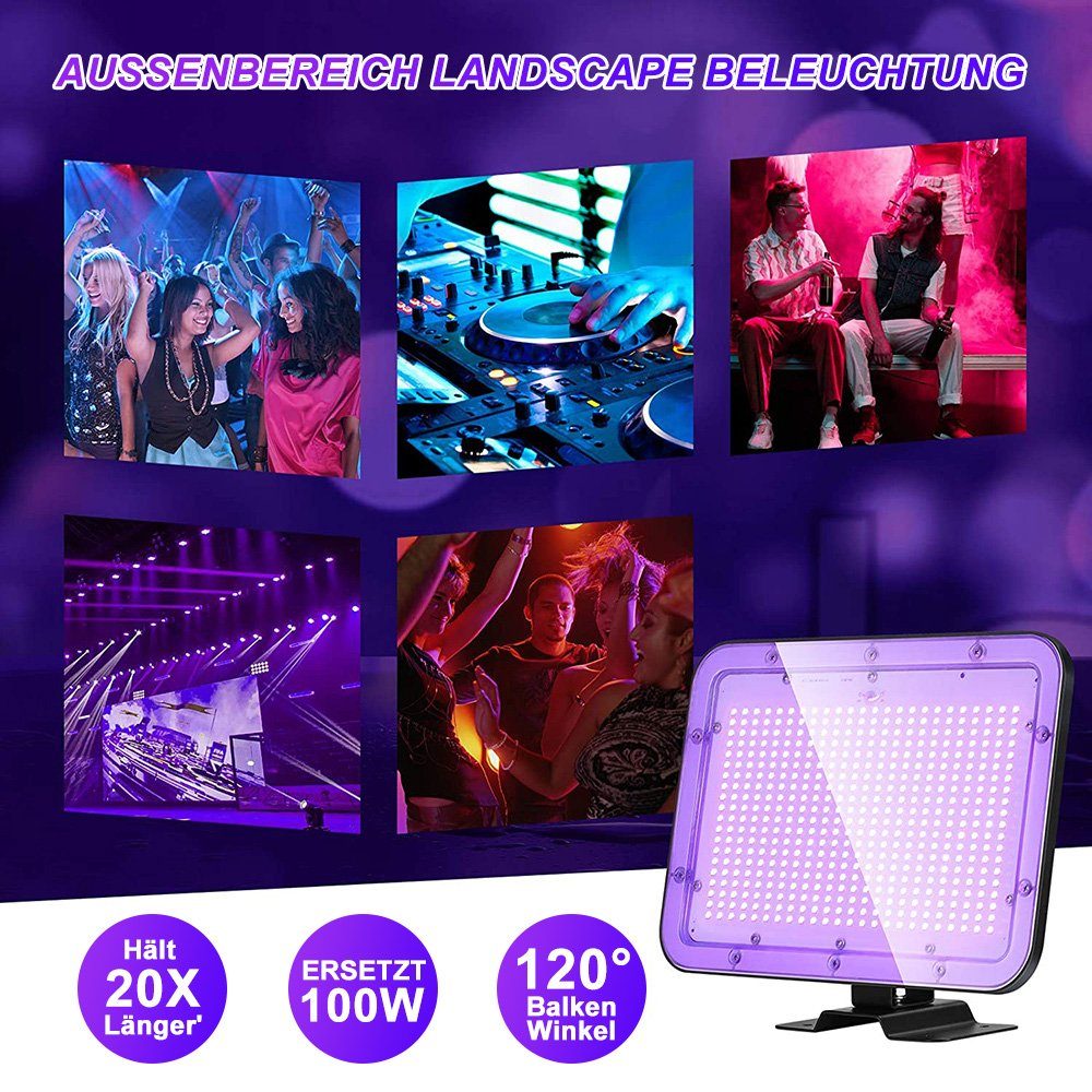 MUPOO LED Flutlichtstrahler LED Schwarzlicht für günstig online kaufen