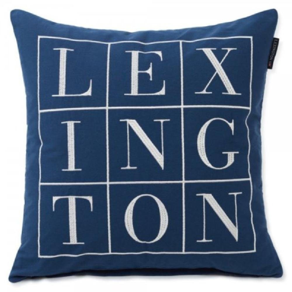 Kissenhülle LEXINGTON Подушкиhülle Logo Cotton Twill Blue (50x50), Lexington