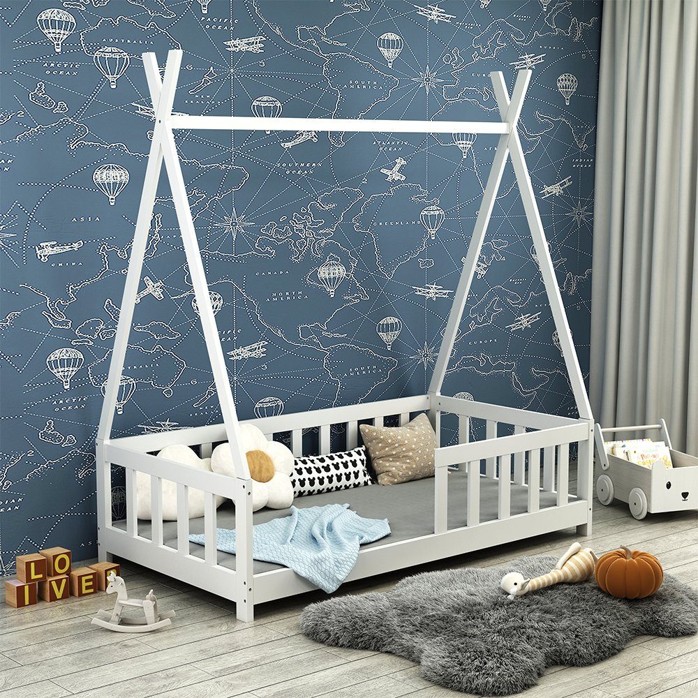 VitaliSpa® Kinderbett Susanna, Weiß, 80x160 cm günstig online kaufen