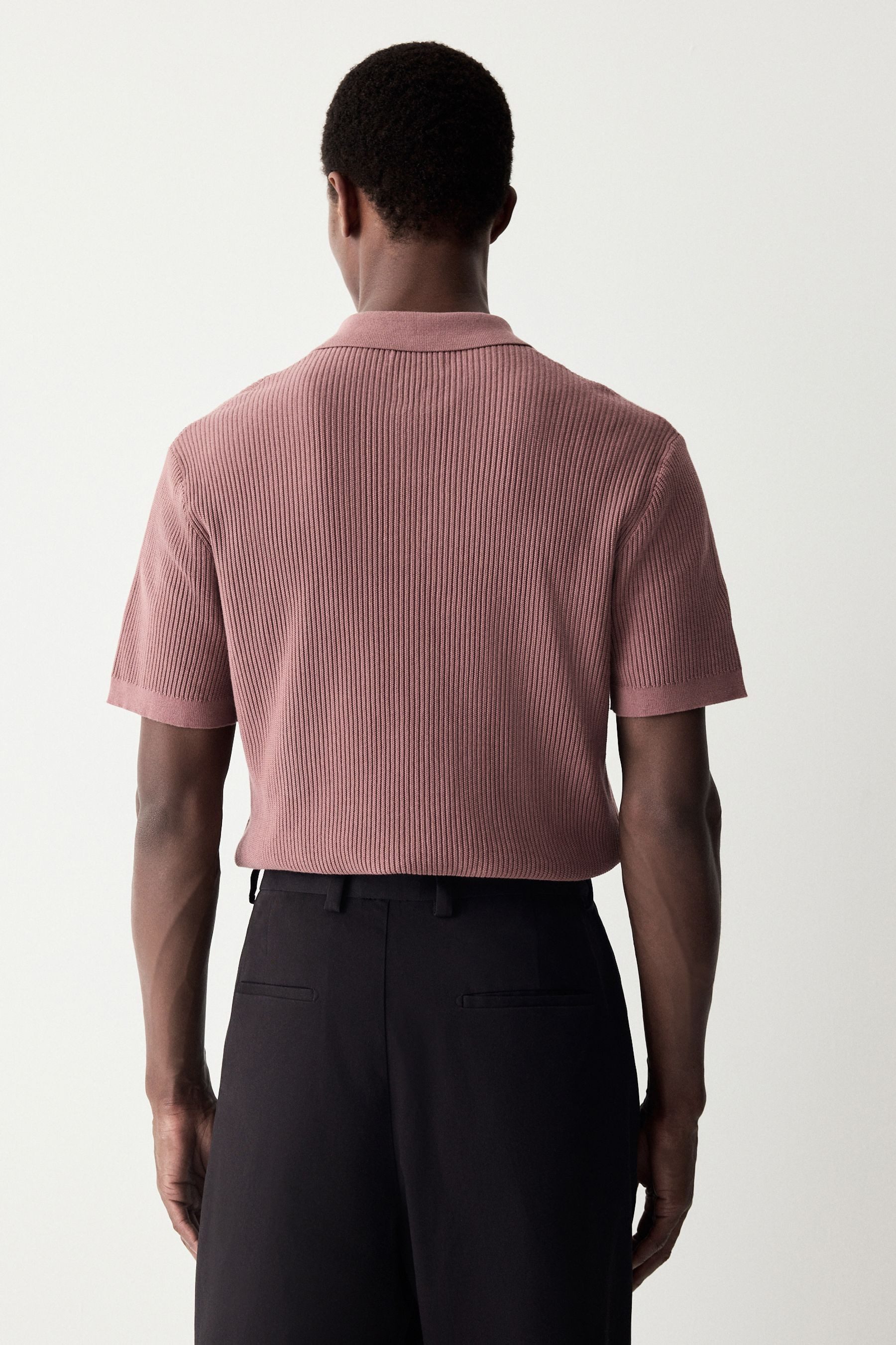 Next Poloshirt Geripptes Poloshirt Regular Fit aus Baumwolle (1-tlg) günstig online kaufen