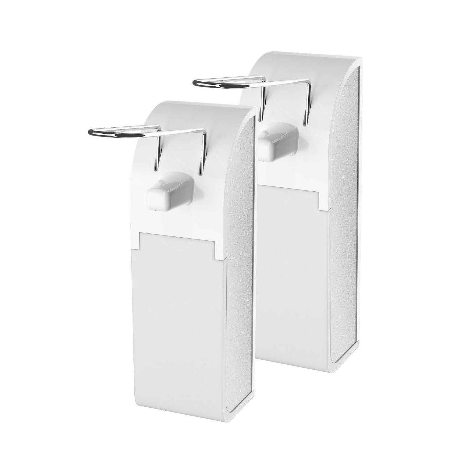 LuxusKollektion Desinfektionsmittelspender Desinfektionsspender 1000ml 2er Set Aluminium Wandmontage