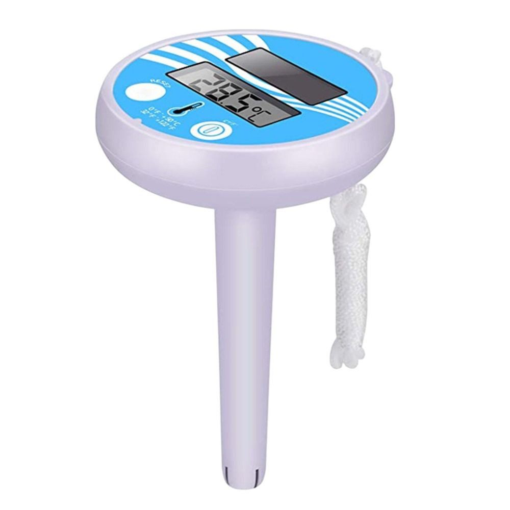Badethermometer Wasserfestes Solar Poolthermometer mit Skala für exakte Messwerte DE.