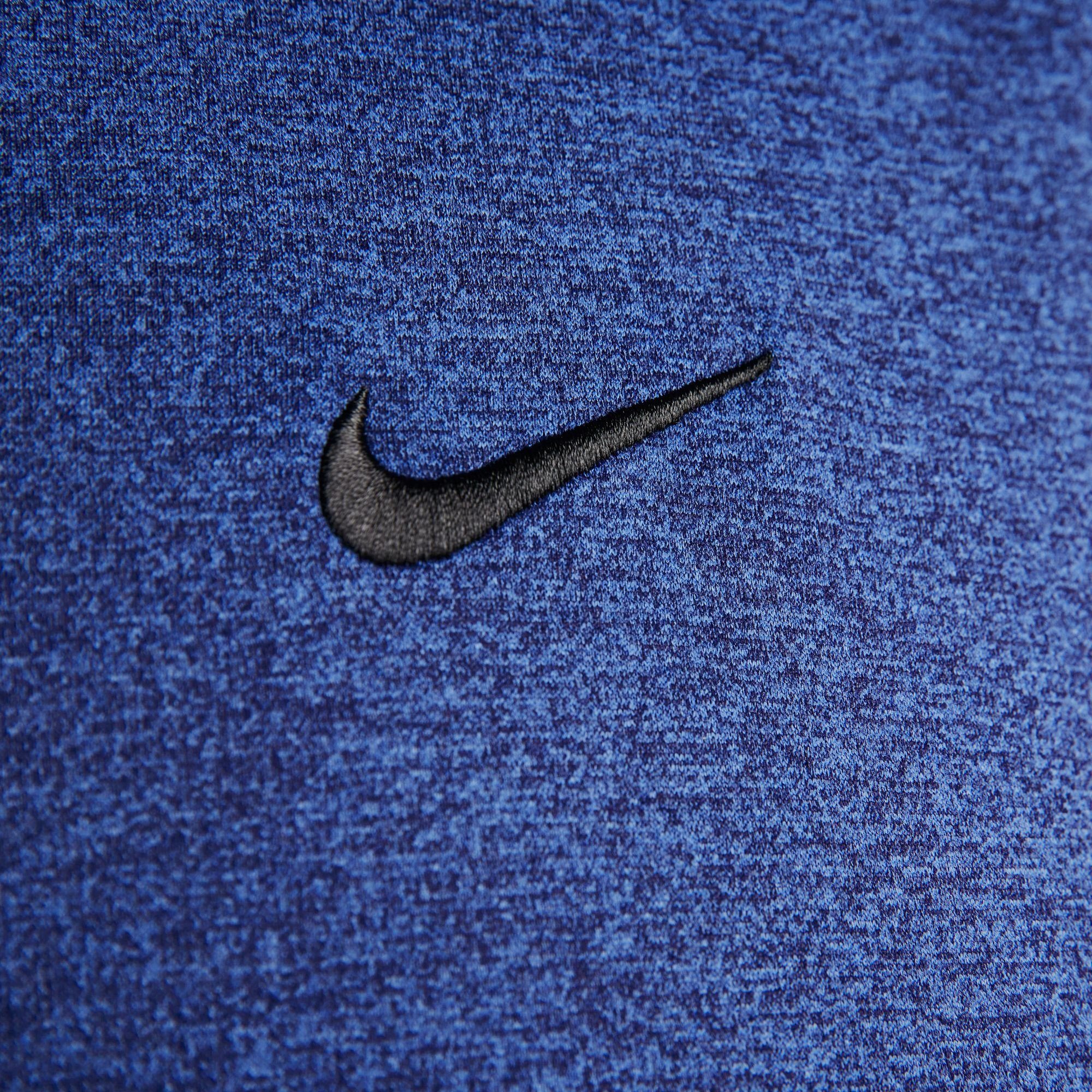 Nike Kapuzensweatshirt THERMA-FIT MEN'S PULLOVER VOID/HTR/GAME FITNESS ROYAL/BLACK HOODIE BLUE